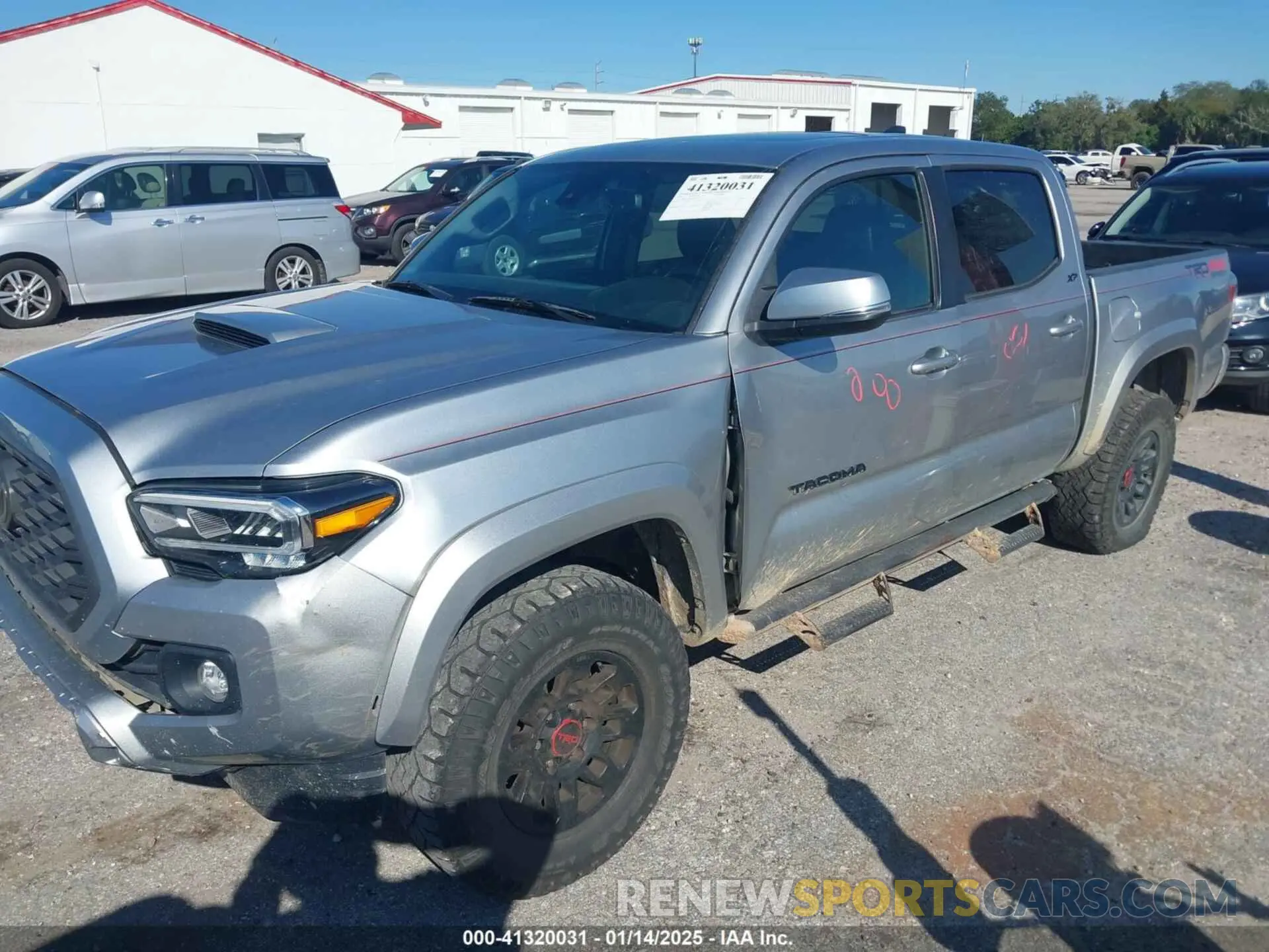 2 Photograph of a damaged car 3TMCZ5AN0NM466686 TOYOTA TACOMA 2022