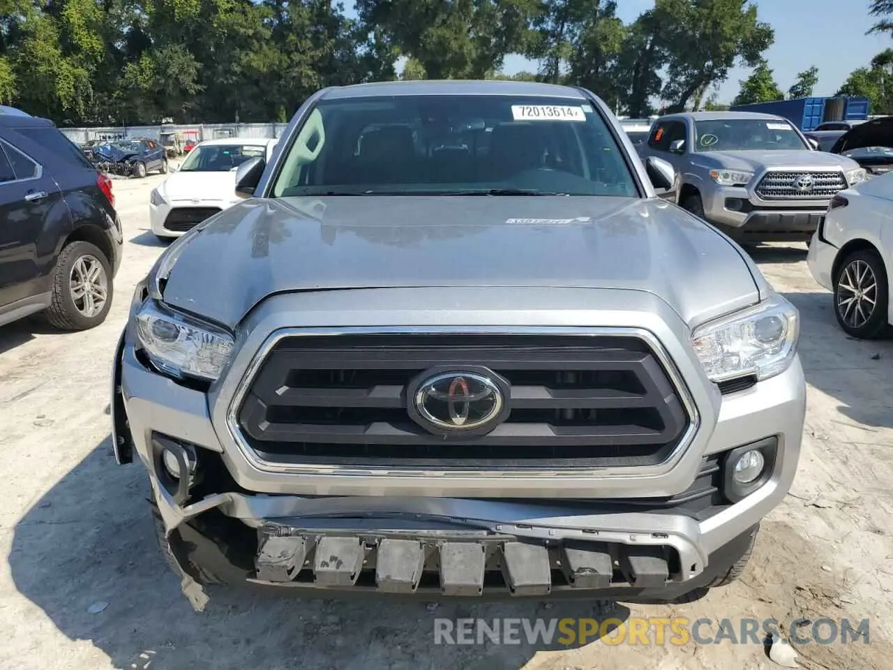 5 Photograph of a damaged car 3TMCZ5AN0NM468664 TOYOTA TACOMA 2022