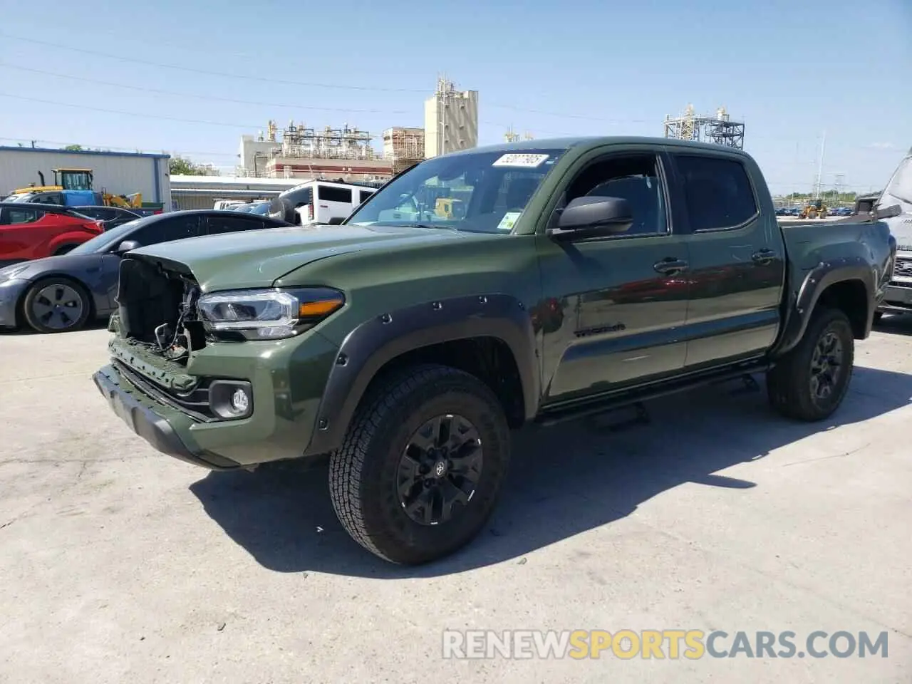 1 Photograph of a damaged car 3TMCZ5AN0NM517152 TOYOTA TACOMA 2022