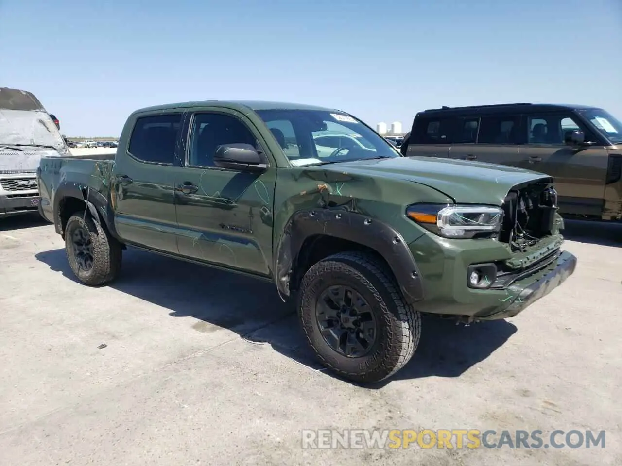 4 Photograph of a damaged car 3TMCZ5AN0NM517152 TOYOTA TACOMA 2022