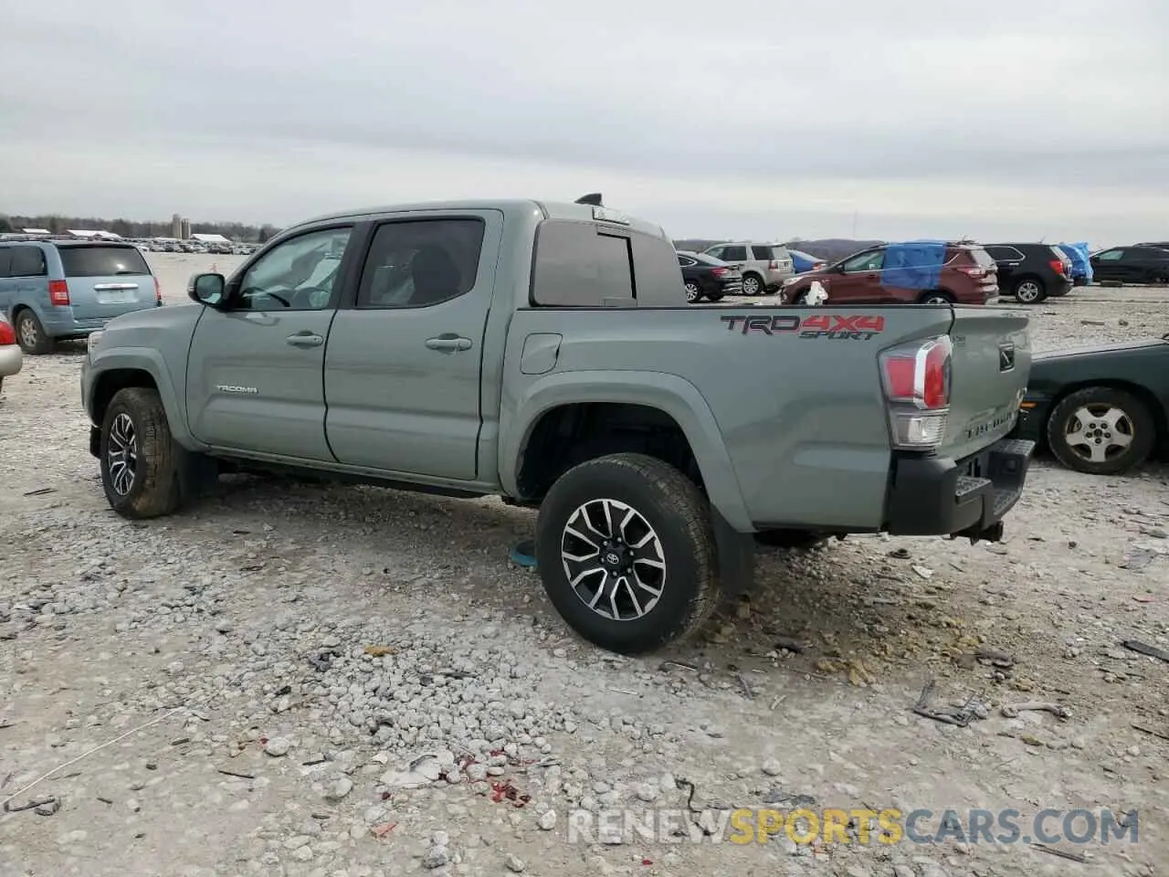 2 Photograph of a damaged car 3TMCZ5AN1NM456300 TOYOTA TACOMA 2022