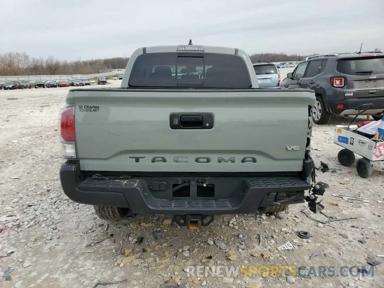 6 Photograph of a damaged car 3TMCZ5AN1NM456300 TOYOTA TACOMA 2022