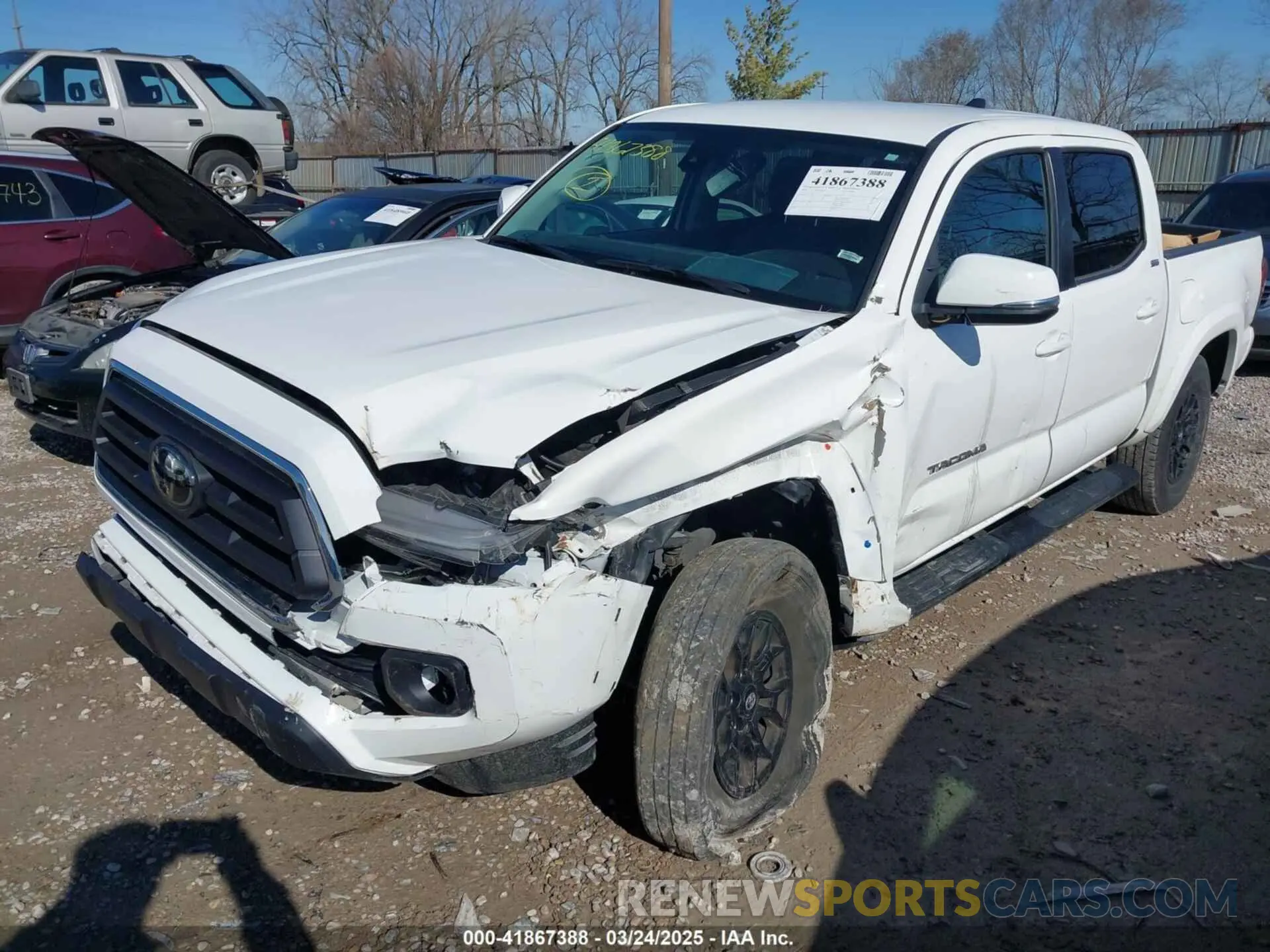 6 Photograph of a damaged car 3TMCZ5AN1NM464462 TOYOTA TACOMA 2022