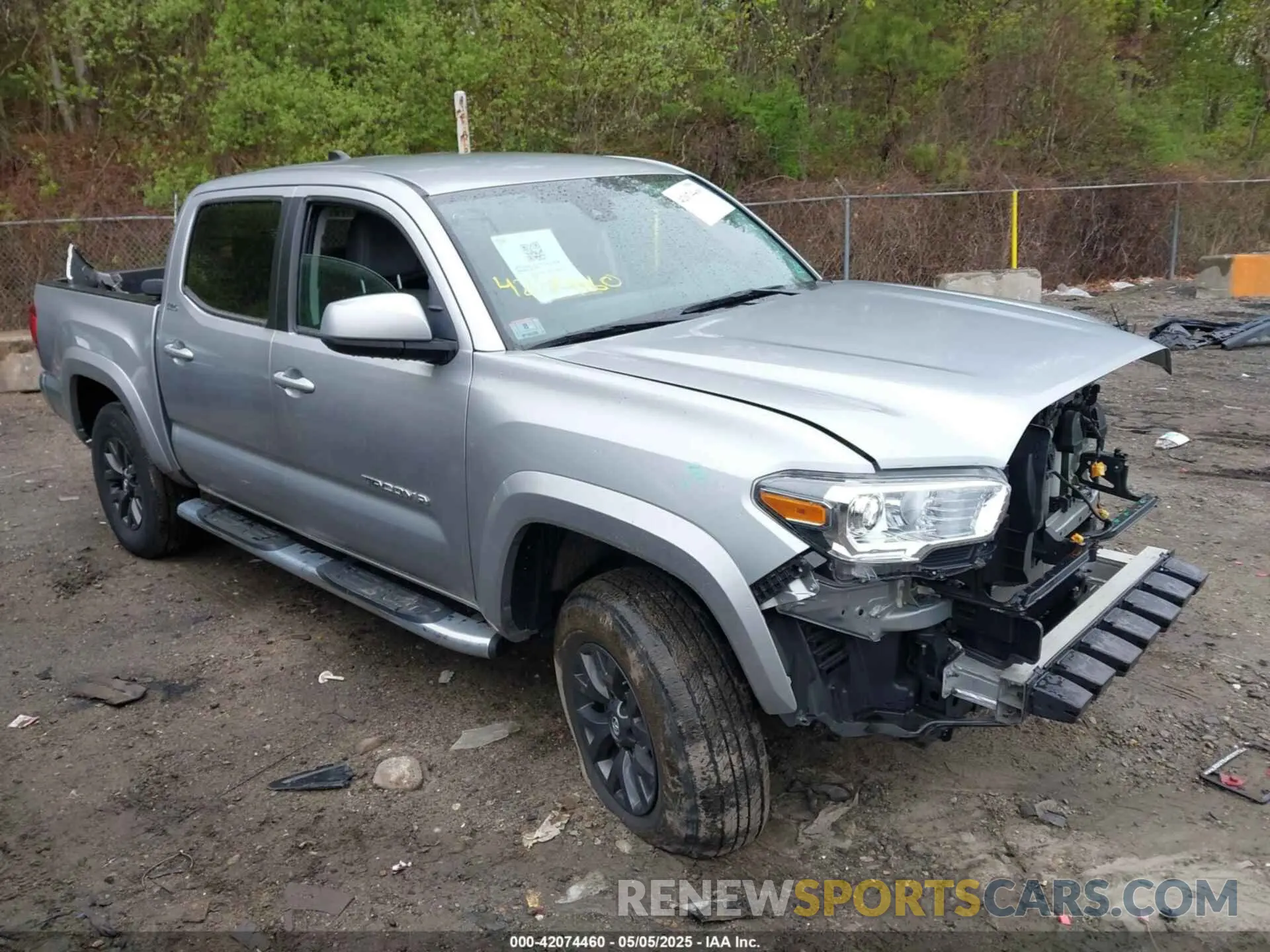 1 Photograph of a damaged car 3TMCZ5AN1NM475591 TOYOTA TACOMA 2022