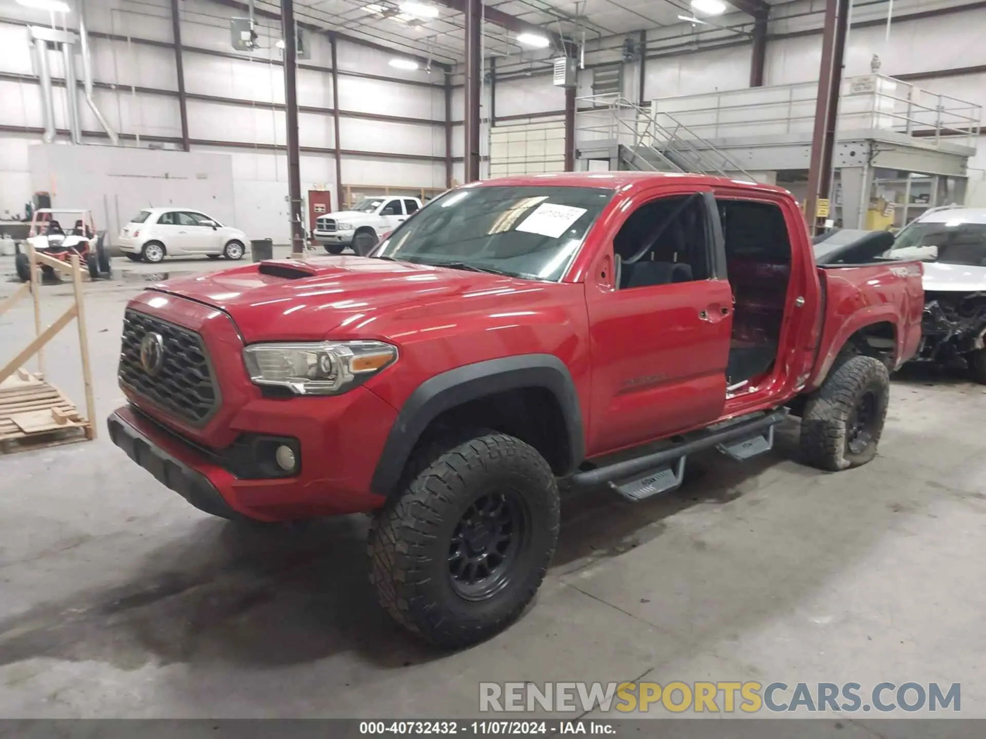 2 Photograph of a damaged car 3TMCZ5AN1NM476658 TOYOTA TACOMA 2022