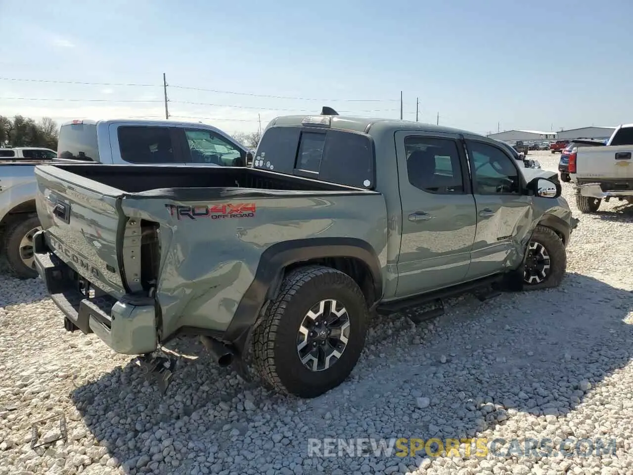 3 Photograph of a damaged car 3TMCZ5AN1NM480127 TOYOTA TACOMA 2022