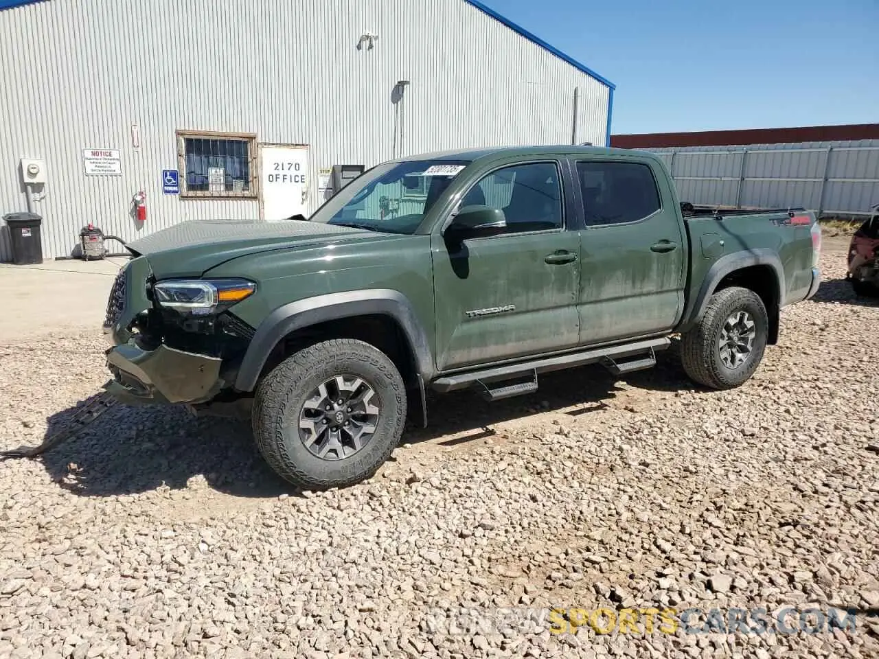 1 Photograph of a damaged car 3TMCZ5AN1NM512901 TOYOTA TACOMA 2022