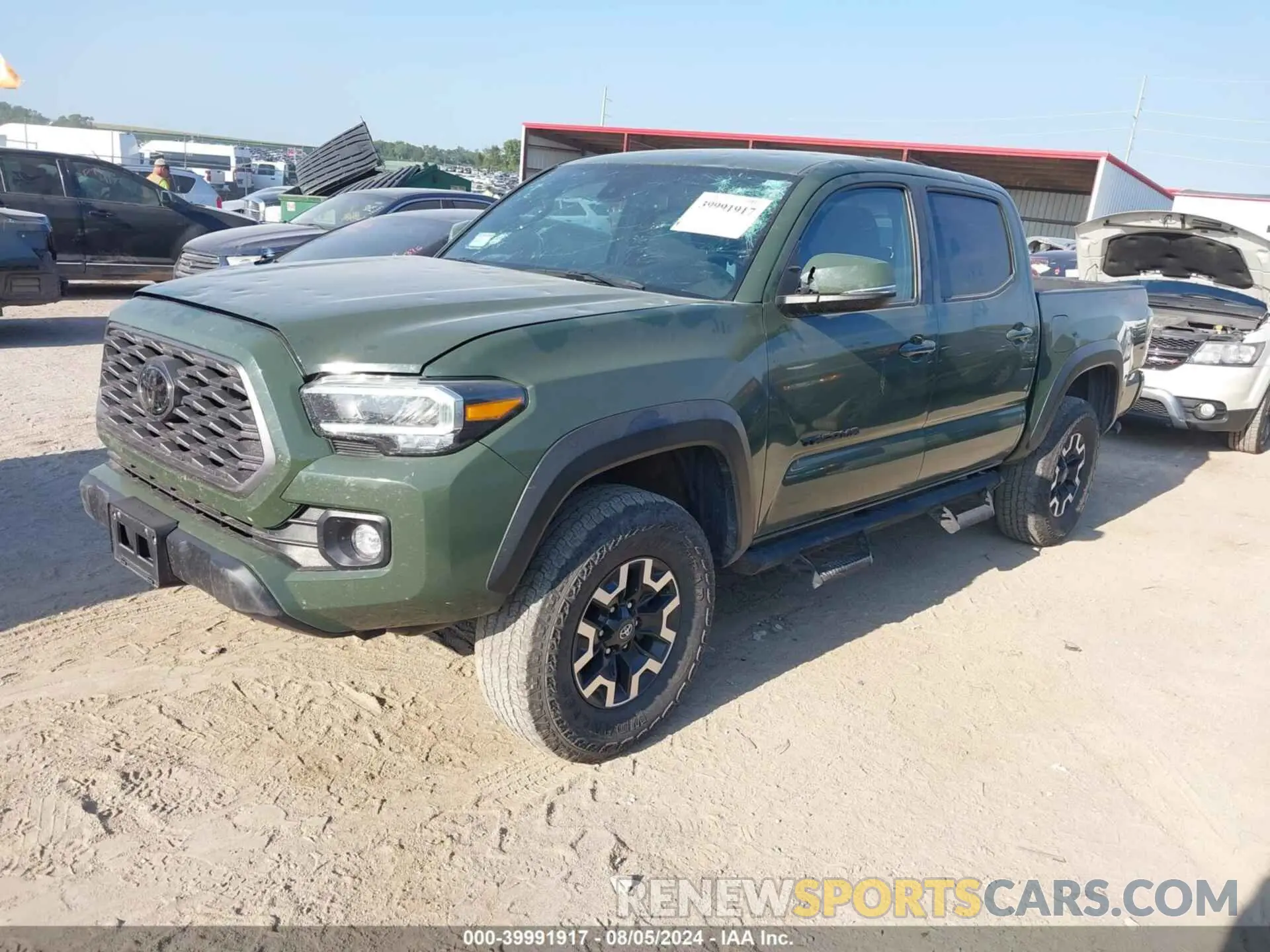 2 Photograph of a damaged car 3TMCZ5AN2NM461585 TOYOTA TACOMA 2022