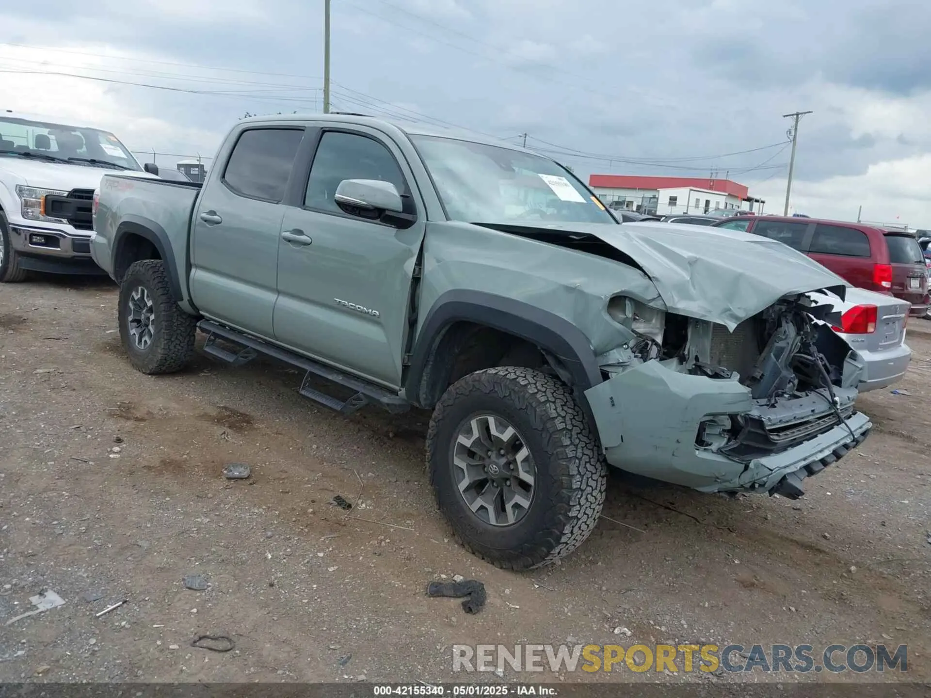 1 Photograph of a damaged car 3TMCZ5AN2NM461831 TOYOTA TACOMA 2022