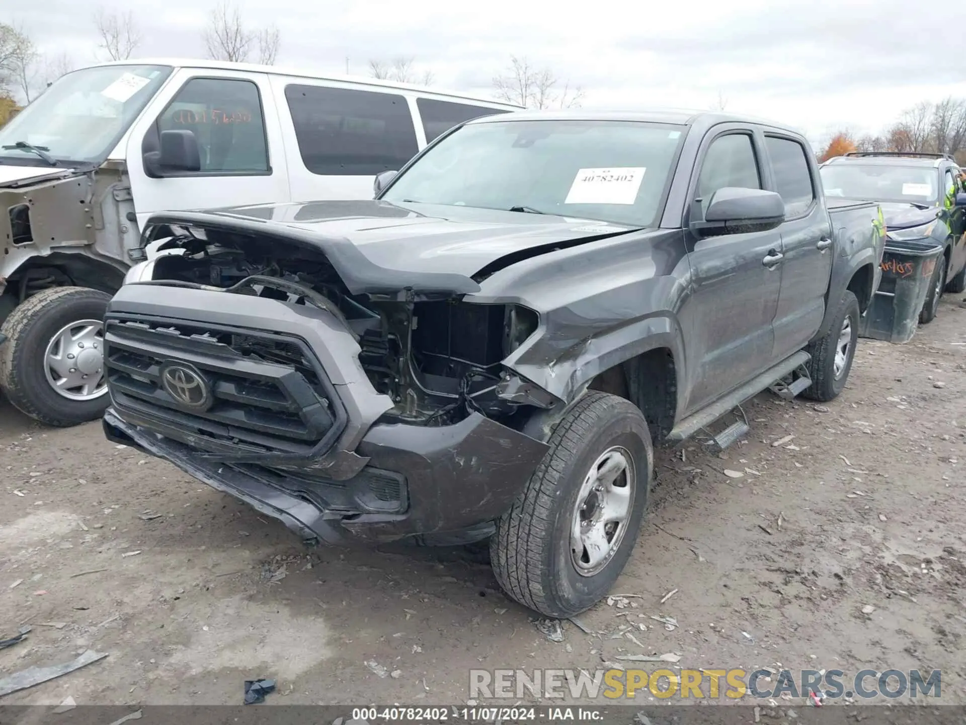 2 Photograph of a damaged car 3TMCZ5AN2NM474384 TOYOTA TACOMA 2022