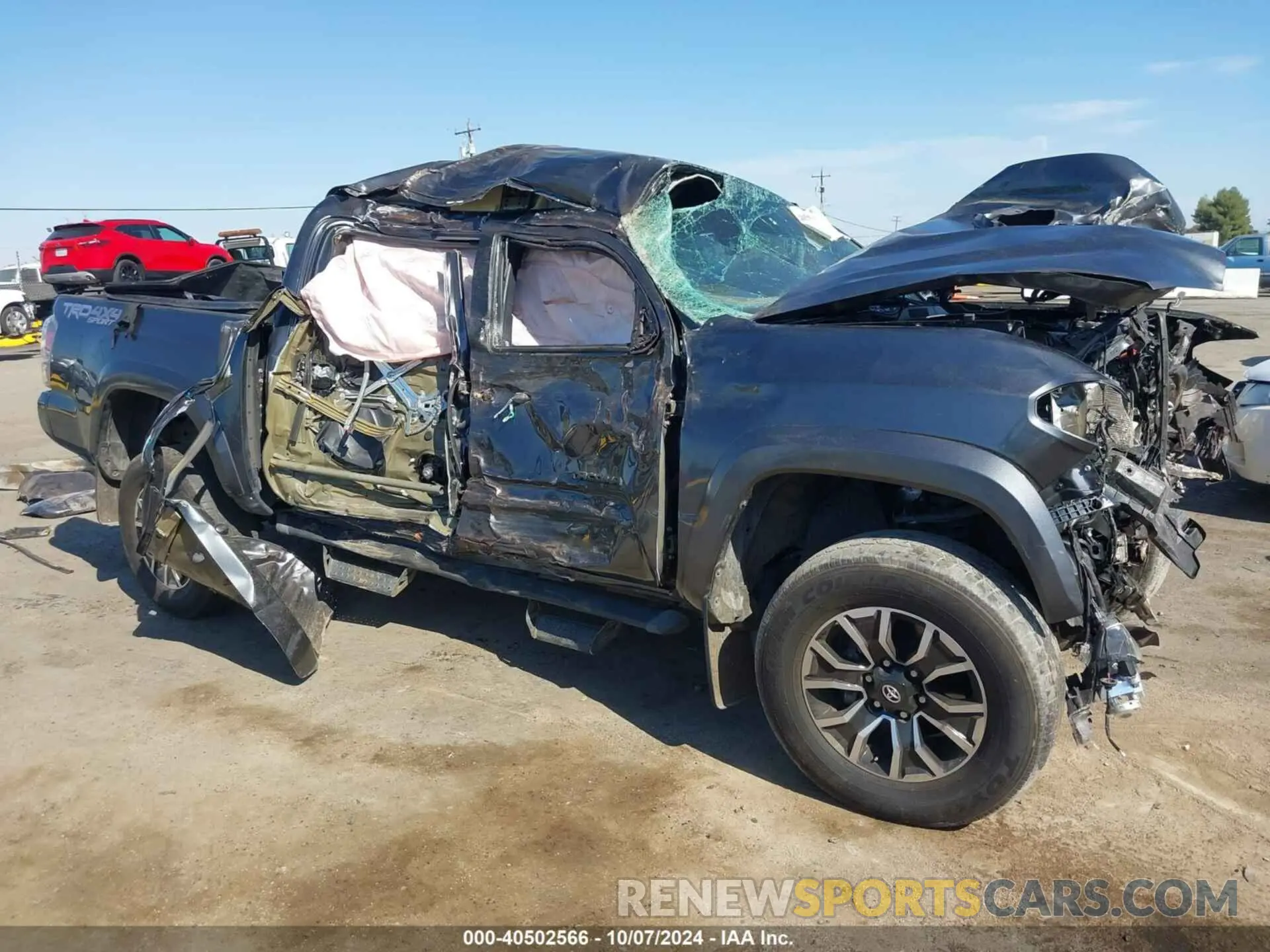 1 Photograph of a damaged car 3TMCZ5AN2NM481772 TOYOTA TACOMA 2022