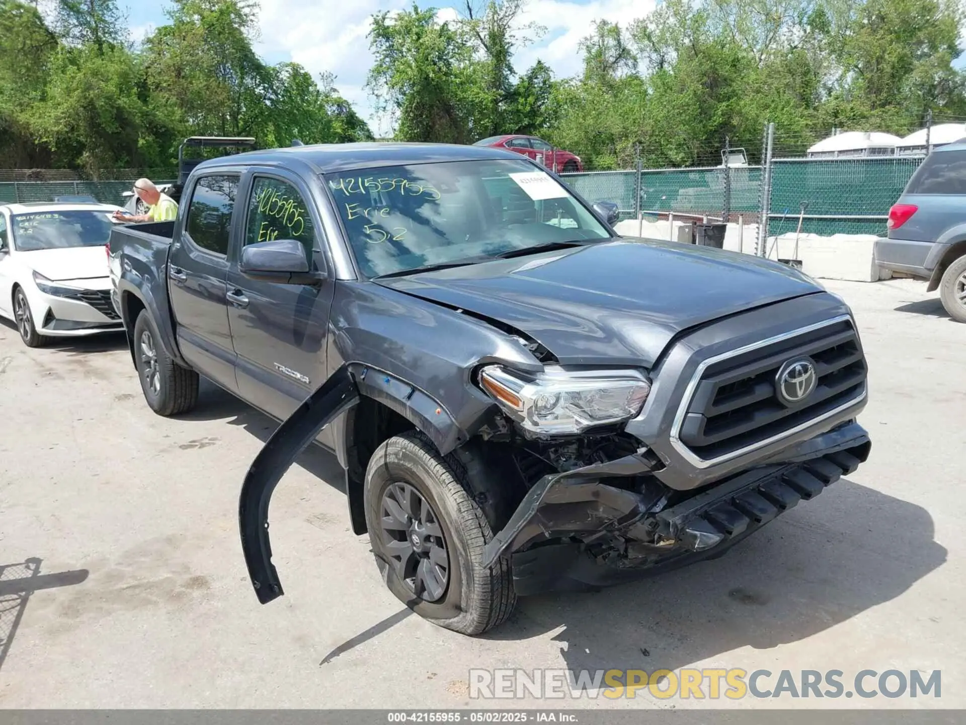 1 Photograph of a damaged car 3TMCZ5AN2NM525706 TOYOTA TACOMA 2022