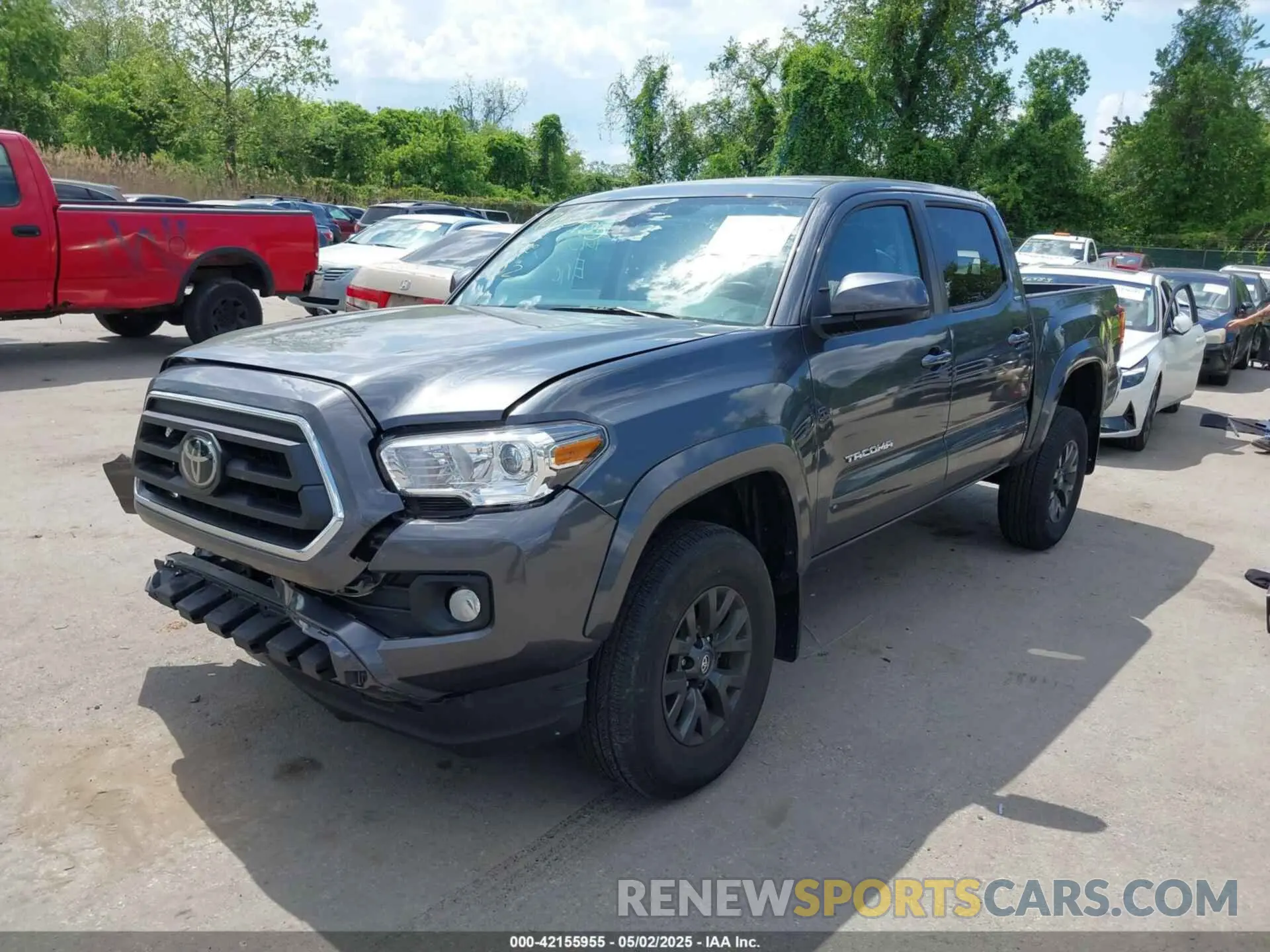 2 Photograph of a damaged car 3TMCZ5AN2NM525706 TOYOTA TACOMA 2022