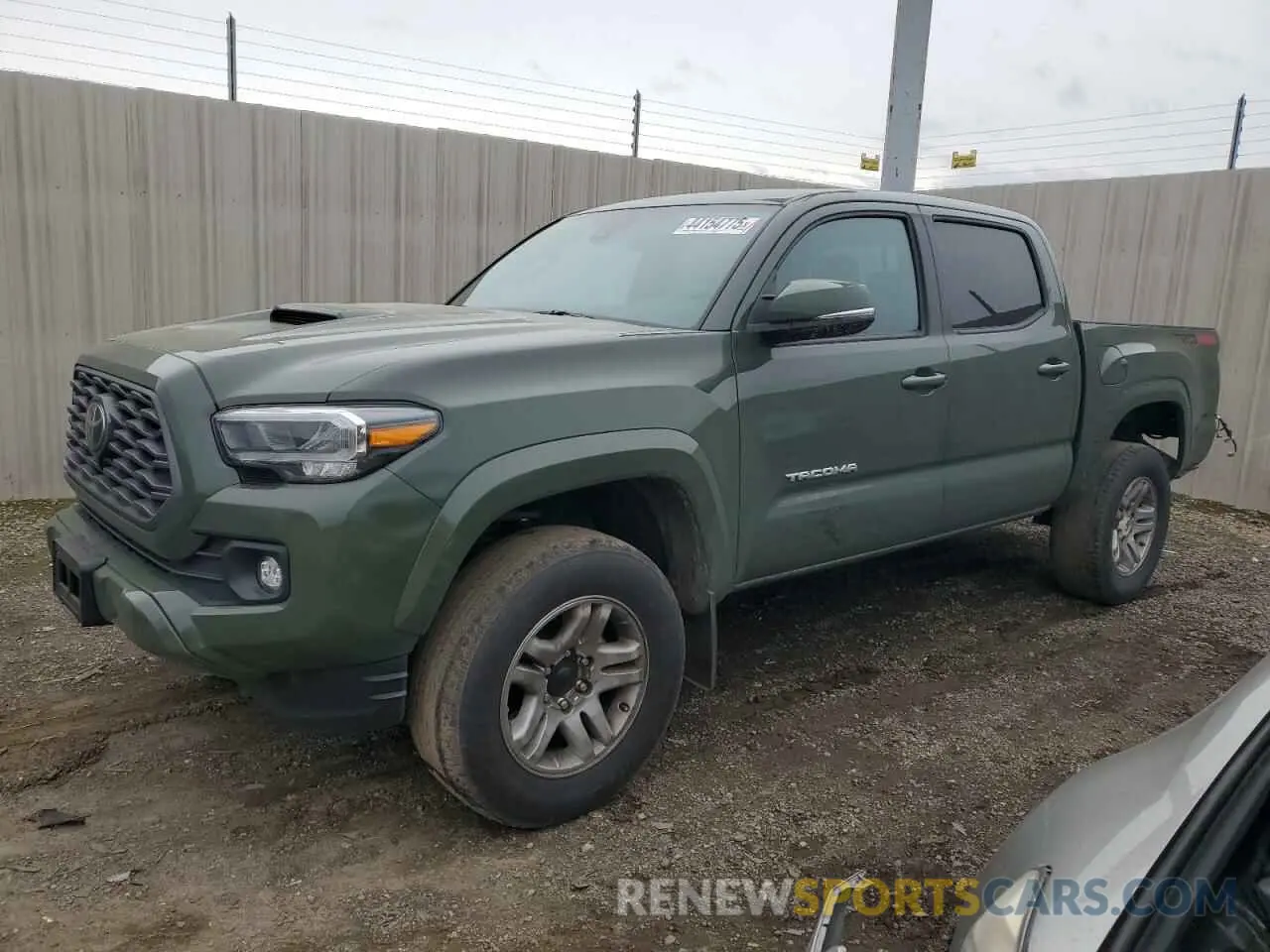 1 Photograph of a damaged car 3TMCZ5AN3NM484907 TOYOTA TACOMA 2022