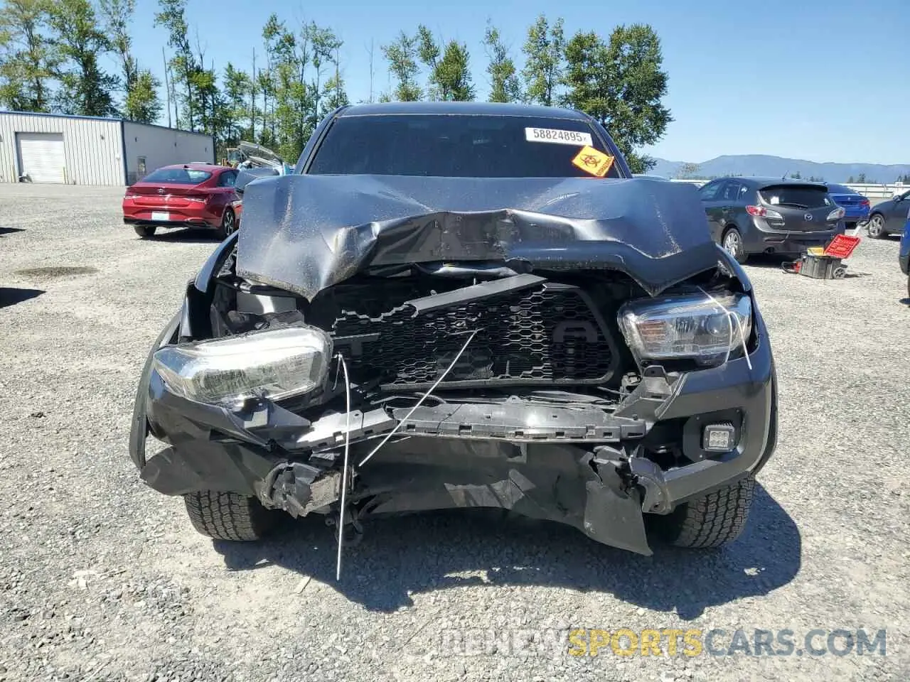 5 Photograph of a damaged car 3TMCZ5AN3NM485877 TOYOTA TACOMA 2022