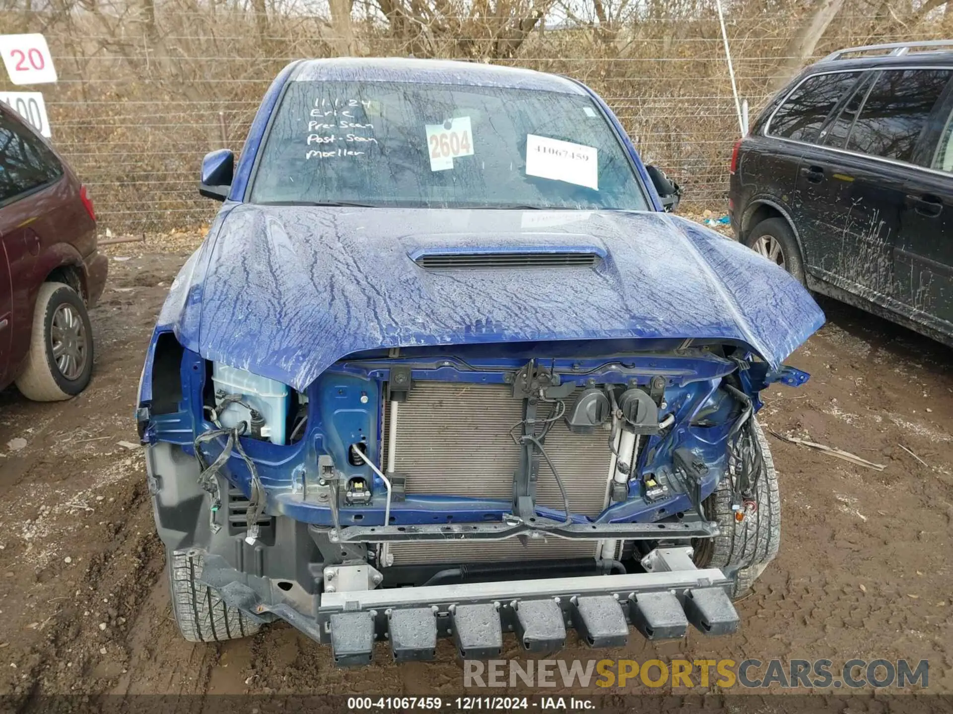 12 Photograph of a damaged car 3TMCZ5AN3NM505867 TOYOTA TACOMA 2022