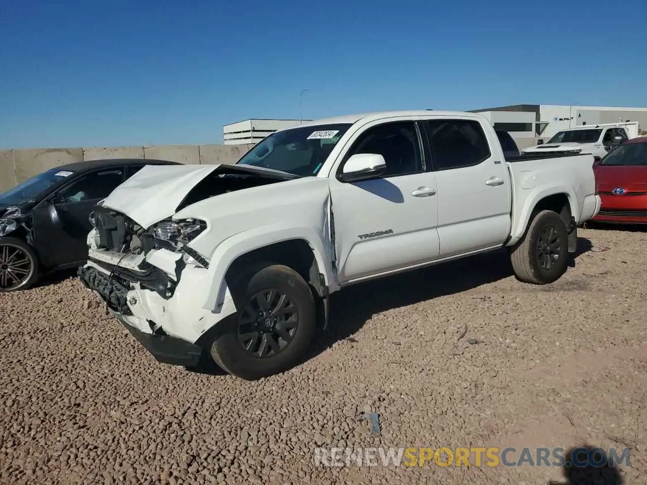 1 Photograph of a damaged car 3TMCZ5AN3NM513726 TOYOTA TACOMA 2022