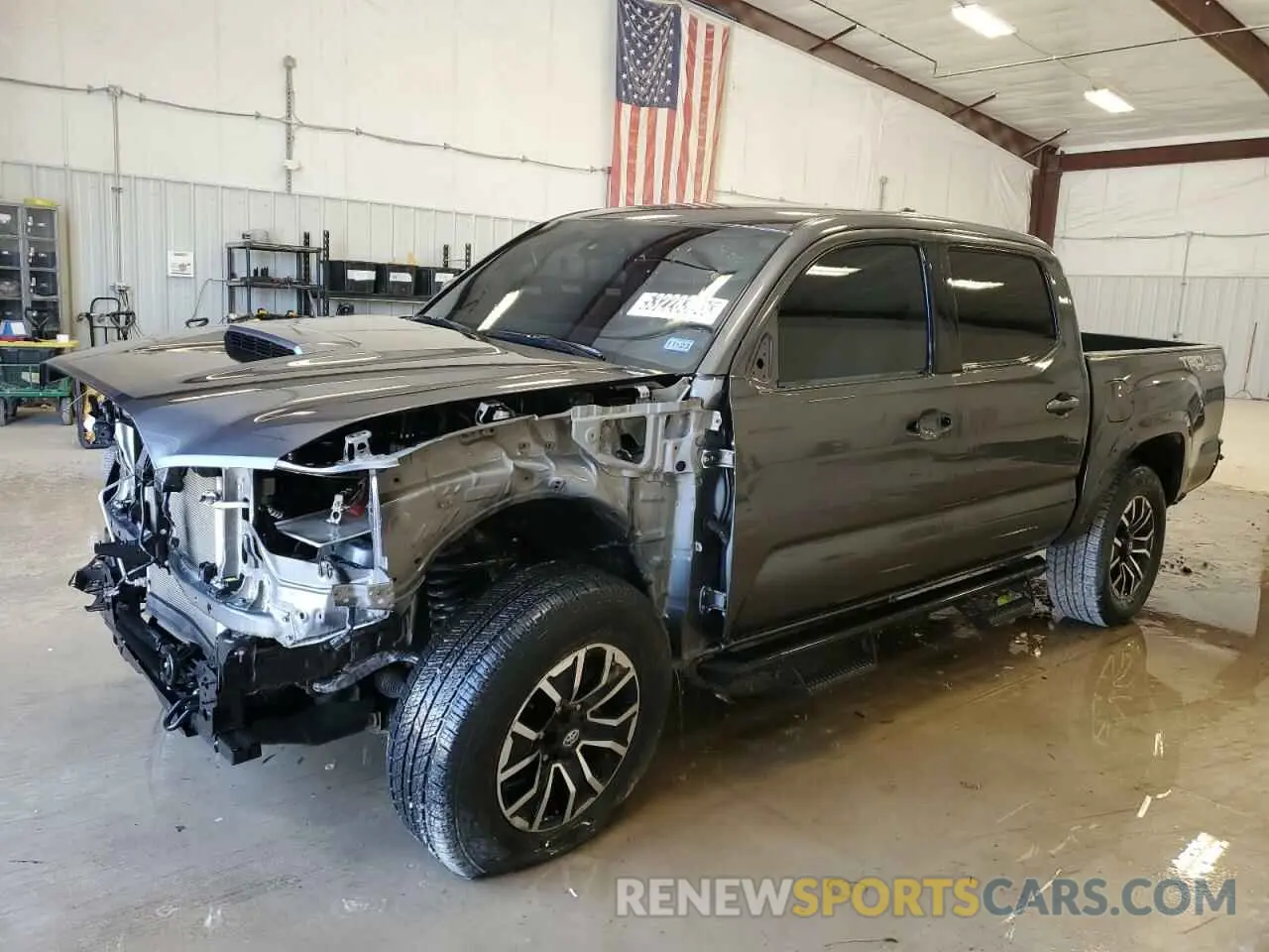 1 Photograph of a damaged car 3TMCZ5AN4NM464973 TOYOTA TACOMA 2022