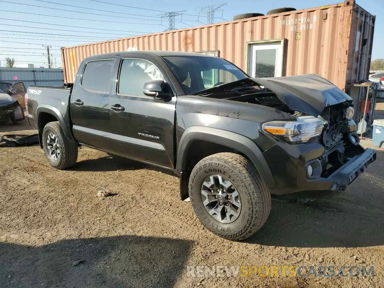 4 Photograph of a damaged car 3TMCZ5AN4NM478677 TOYOTA TACOMA 2022