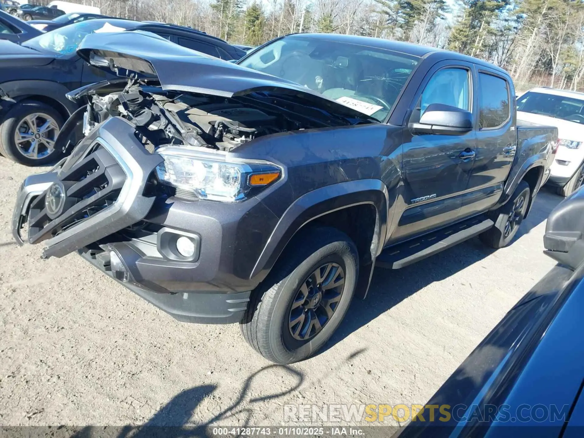 2 Photograph of a damaged car 3TMCZ5AN4NM480154 TOYOTA TACOMA 2022