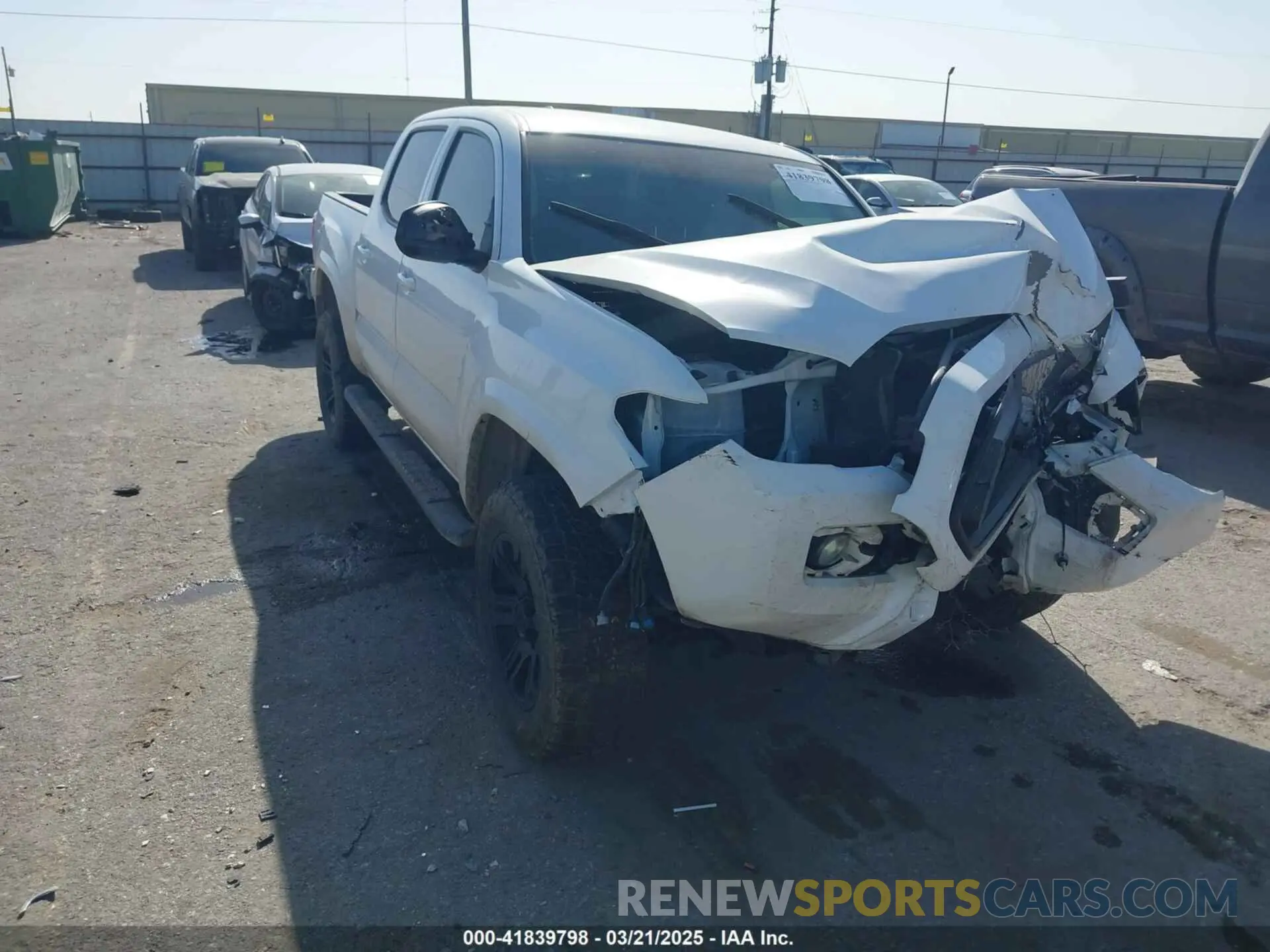 1 Photograph of a damaged car 3TMCZ5AN4NM488447 TOYOTA TACOMA 2022