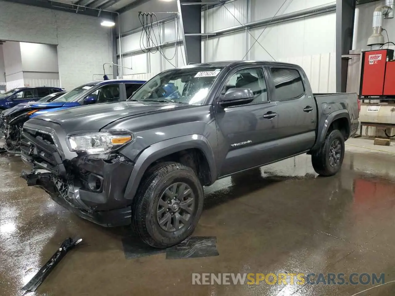 1 Photograph of a damaged car 3TMCZ5AN4NM500693 TOYOTA TACOMA 2022