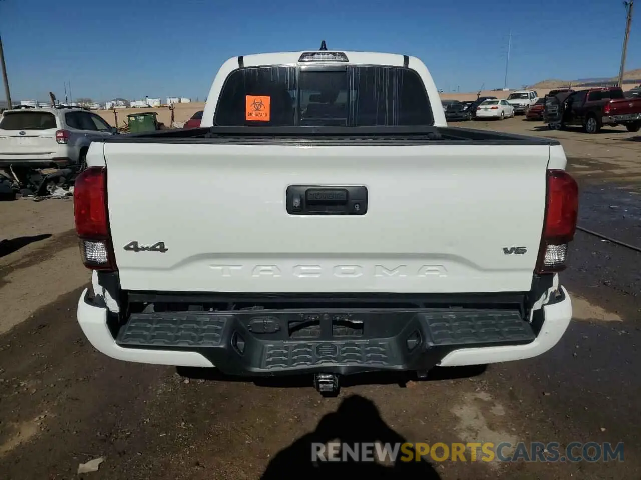 6 Photograph of a damaged car 3TMCZ5AN4NM516795 TOYOTA TACOMA 2022