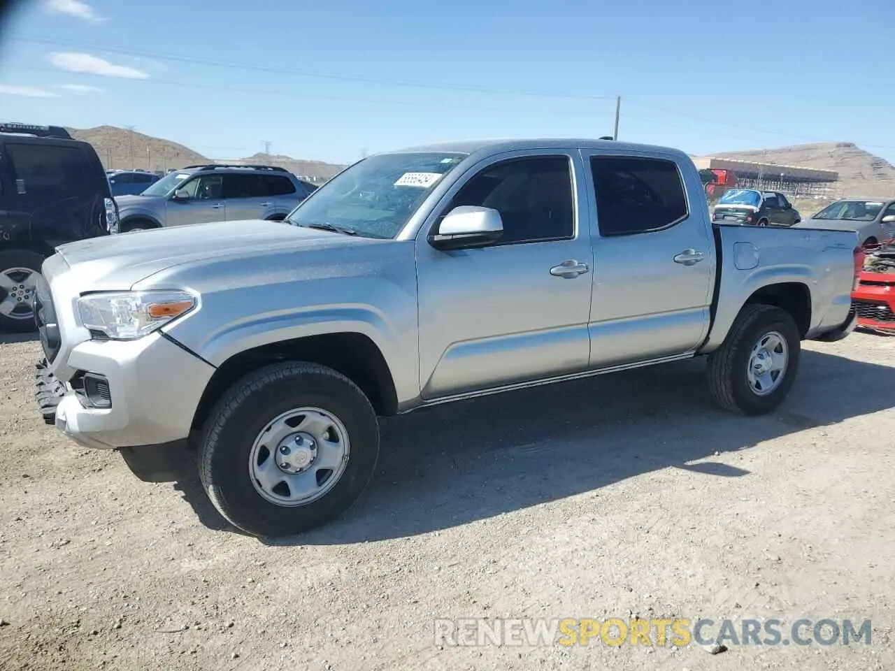 1 Photograph of a damaged car 3TMCZ5AN5NM519155 TOYOTA TACOMA 2022