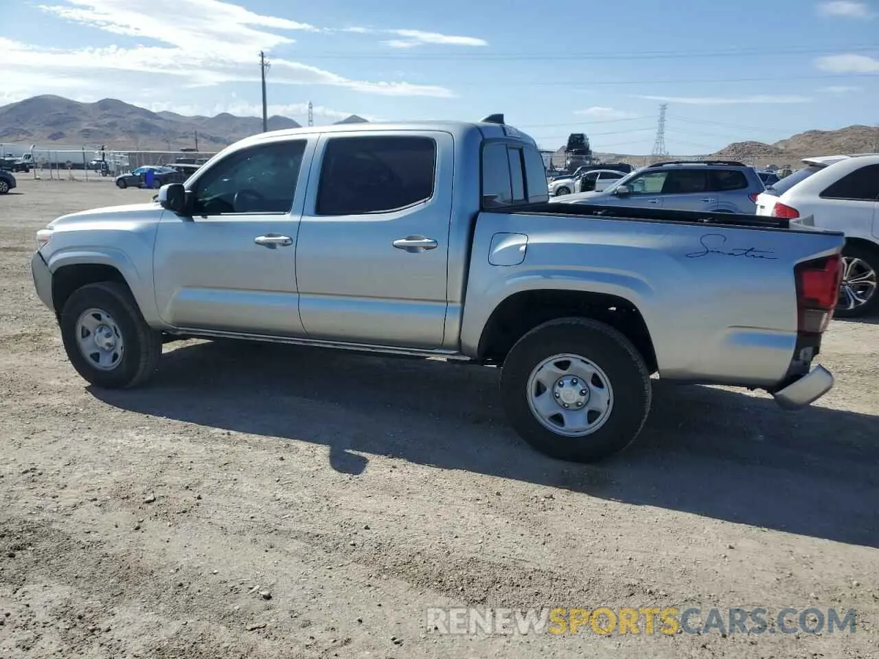 2 Photograph of a damaged car 3TMCZ5AN5NM519155 TOYOTA TACOMA 2022