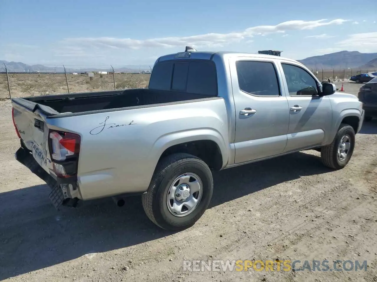 3 Photograph of a damaged car 3TMCZ5AN5NM519155 TOYOTA TACOMA 2022