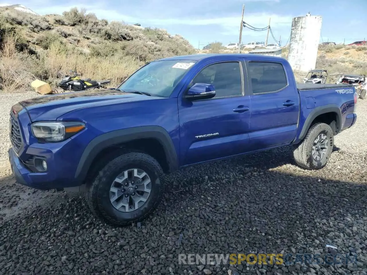 1 Photograph of a damaged car 3TMCZ5AN5NM523822 TOYOTA TACOMA 2022