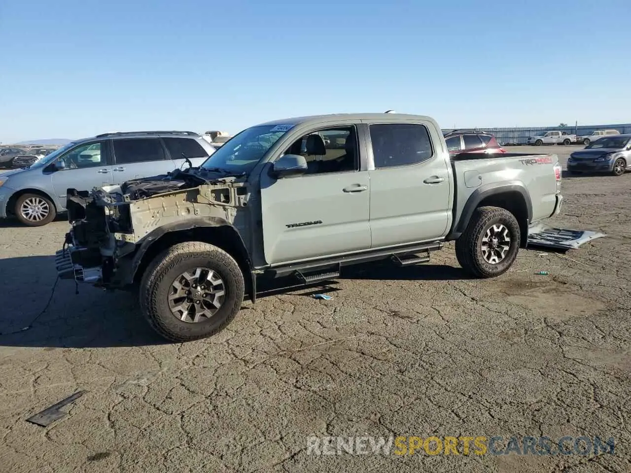 1 Photograph of a damaged car 3TMCZ5AN5NM531029 TOYOTA TACOMA 2022