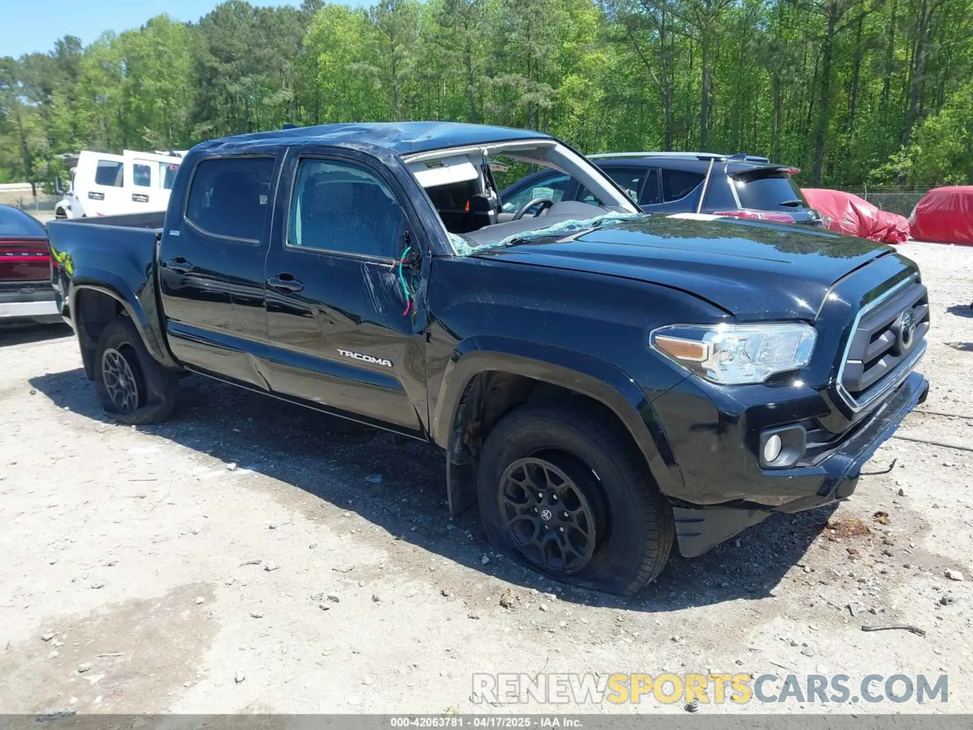 1 Photograph of a damaged car 3TMCZ5AN6NM470192 TOYOTA TACOMA 2022