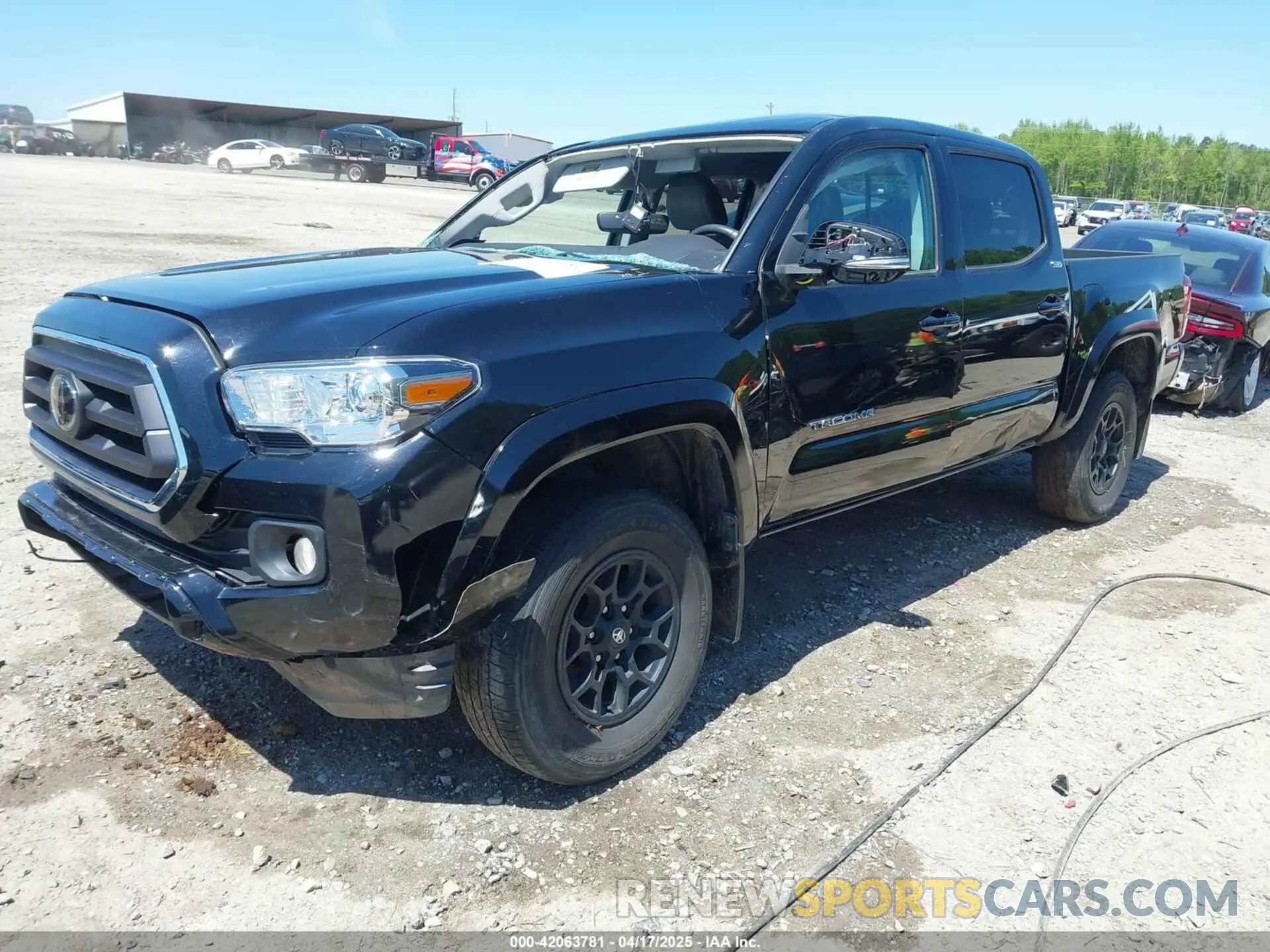 2 Photograph of a damaged car 3TMCZ5AN6NM470192 TOYOTA TACOMA 2022