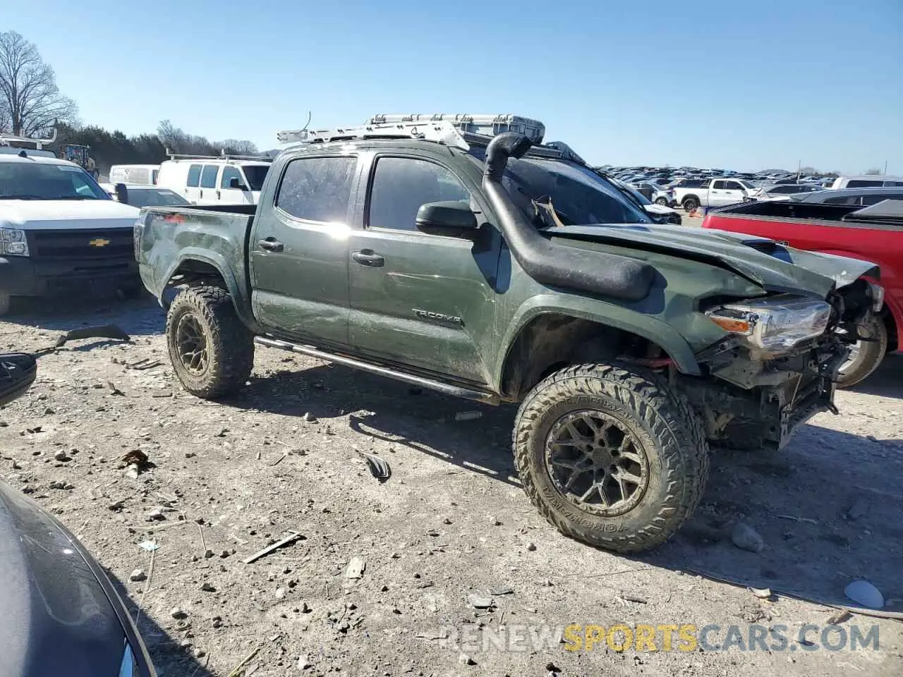 4 Photograph of a damaged car 3TMCZ5AN6NM474534 TOYOTA TACOMA 2022