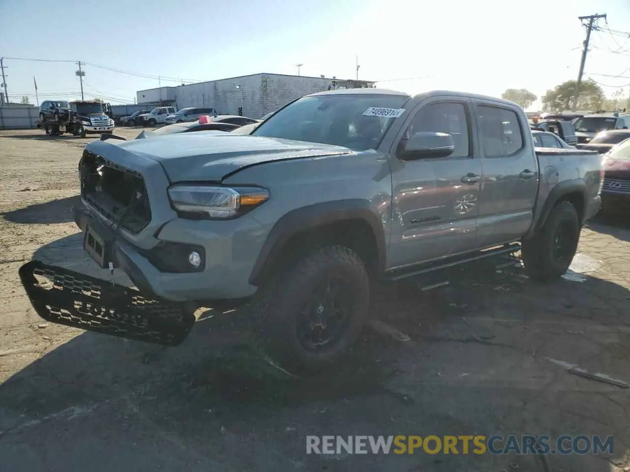 1 Photograph of a damaged car 3TMCZ5AN7NM491746 TOYOTA TACOMA 2022