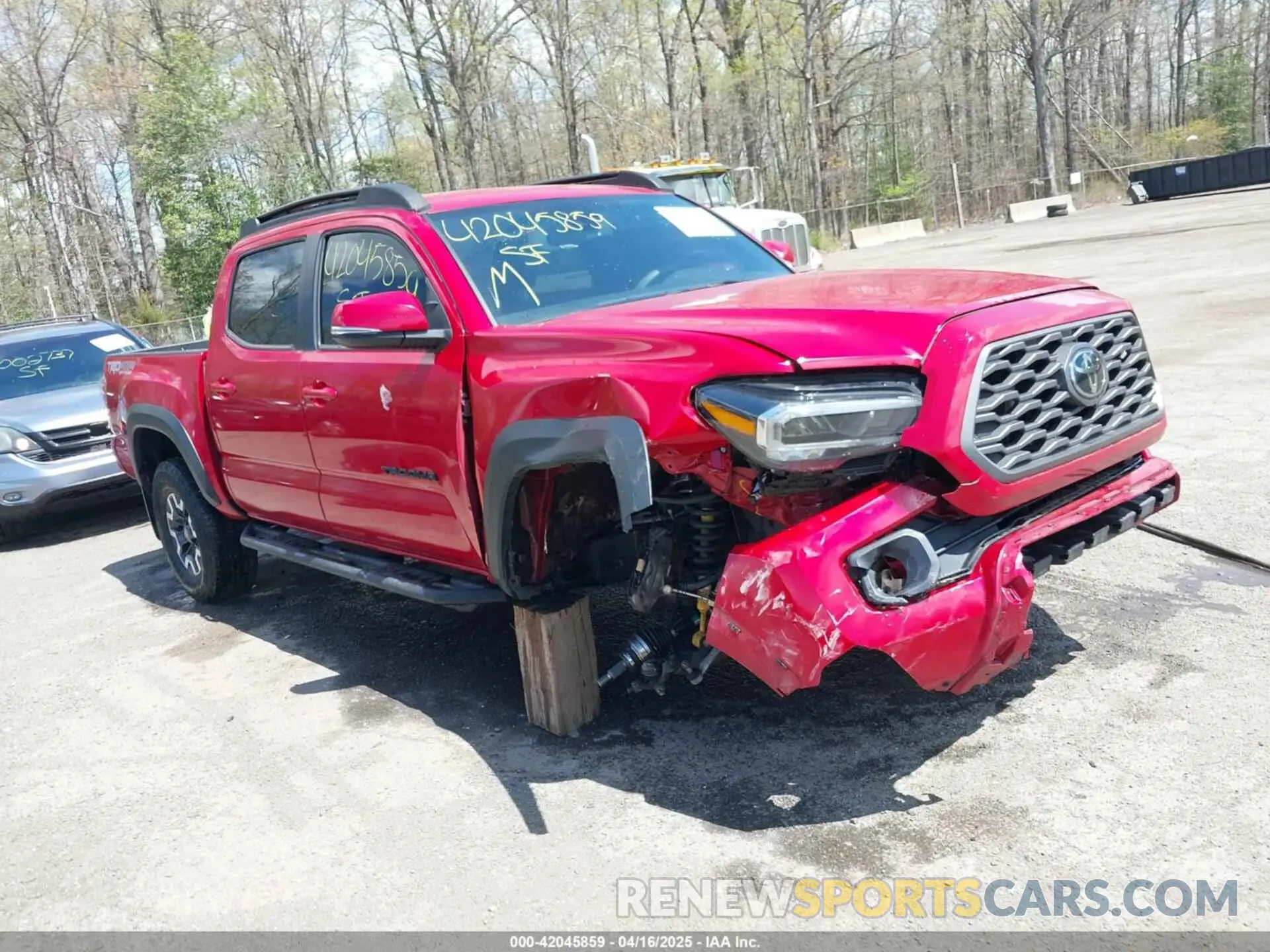 1 Photograph of a damaged car 3TMCZ5AN7NM496414 TOYOTA TACOMA 2022