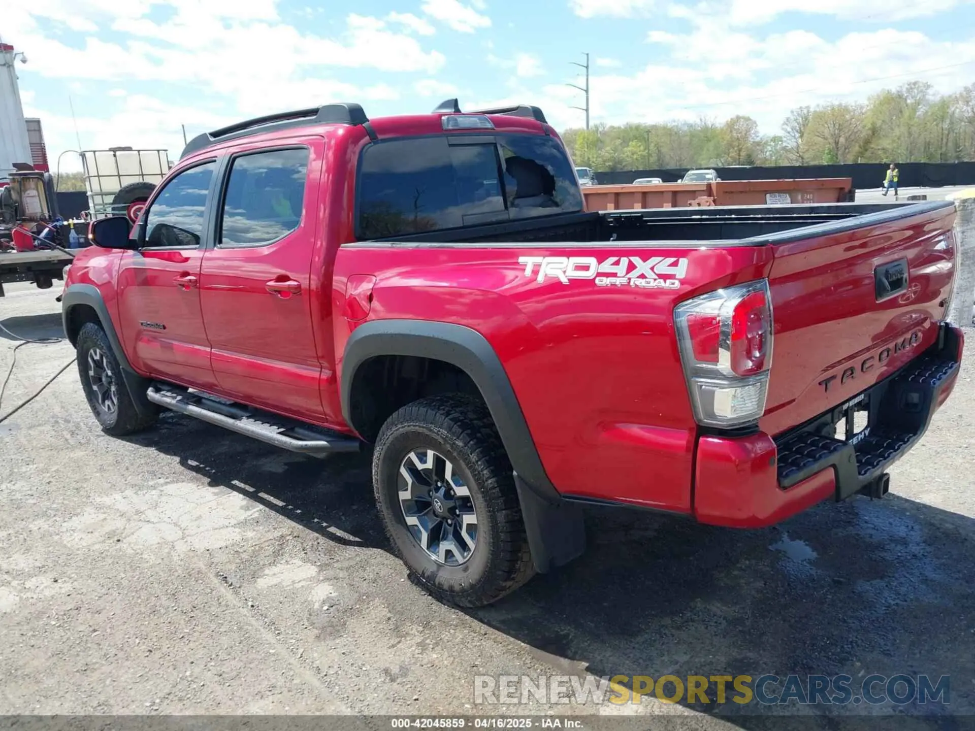 3 Photograph of a damaged car 3TMCZ5AN7NM496414 TOYOTA TACOMA 2022