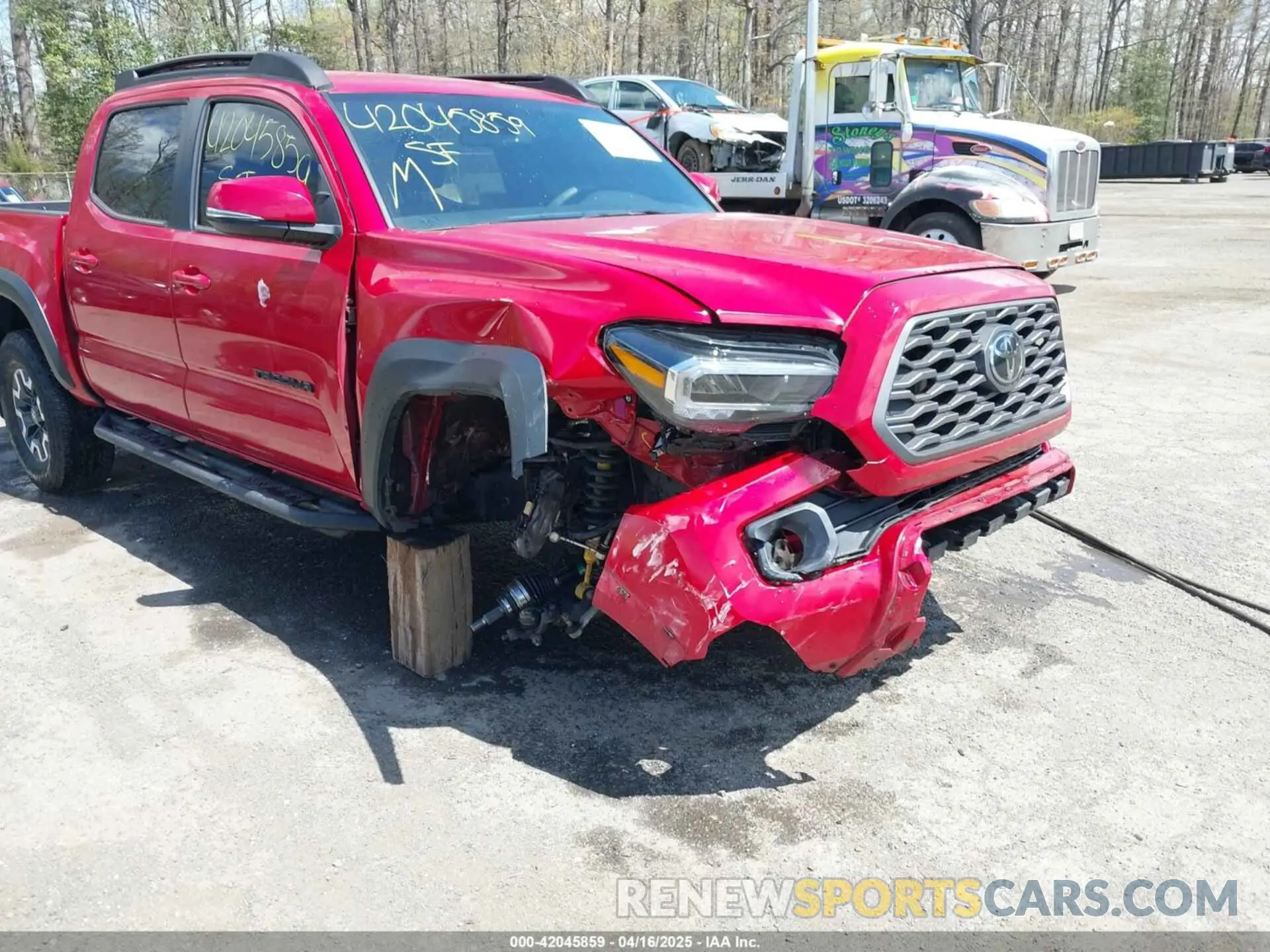 6 Photograph of a damaged car 3TMCZ5AN7NM496414 TOYOTA TACOMA 2022