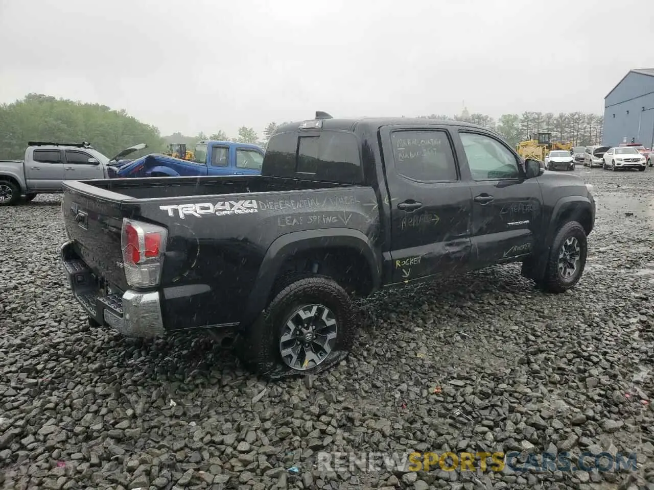 3 Photograph of a damaged car 3TMCZ5AN7NM516533 TOYOTA TACOMA 2022