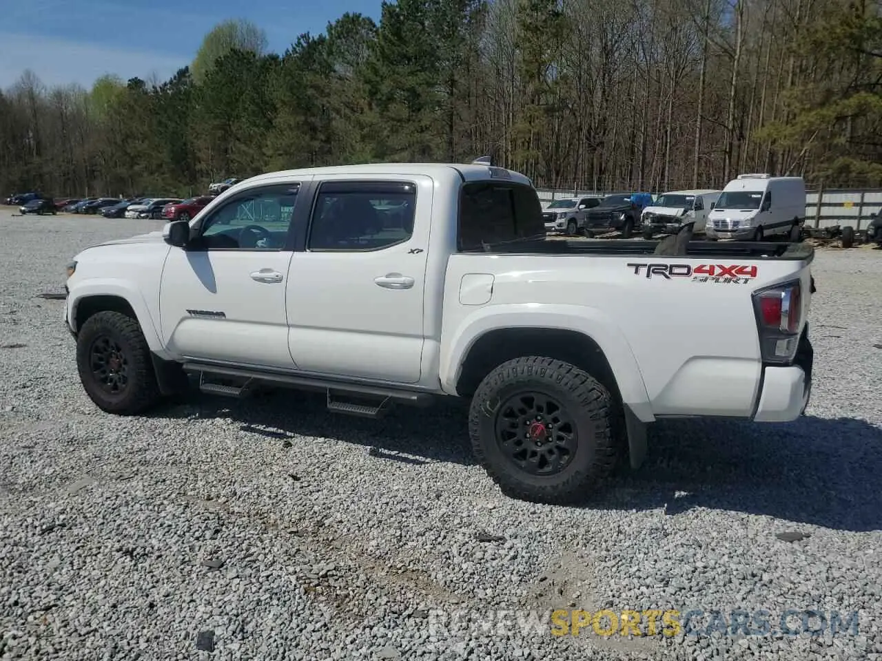 2 Photograph of a damaged car 3TMCZ5AN7NM518590 TOYOTA TACOMA 2022