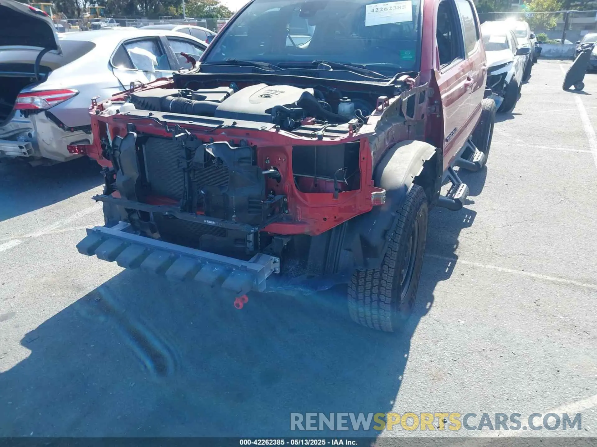 6 Photograph of a damaged car 3TMCZ5AN8NM493053 TOYOTA TACOMA 2022