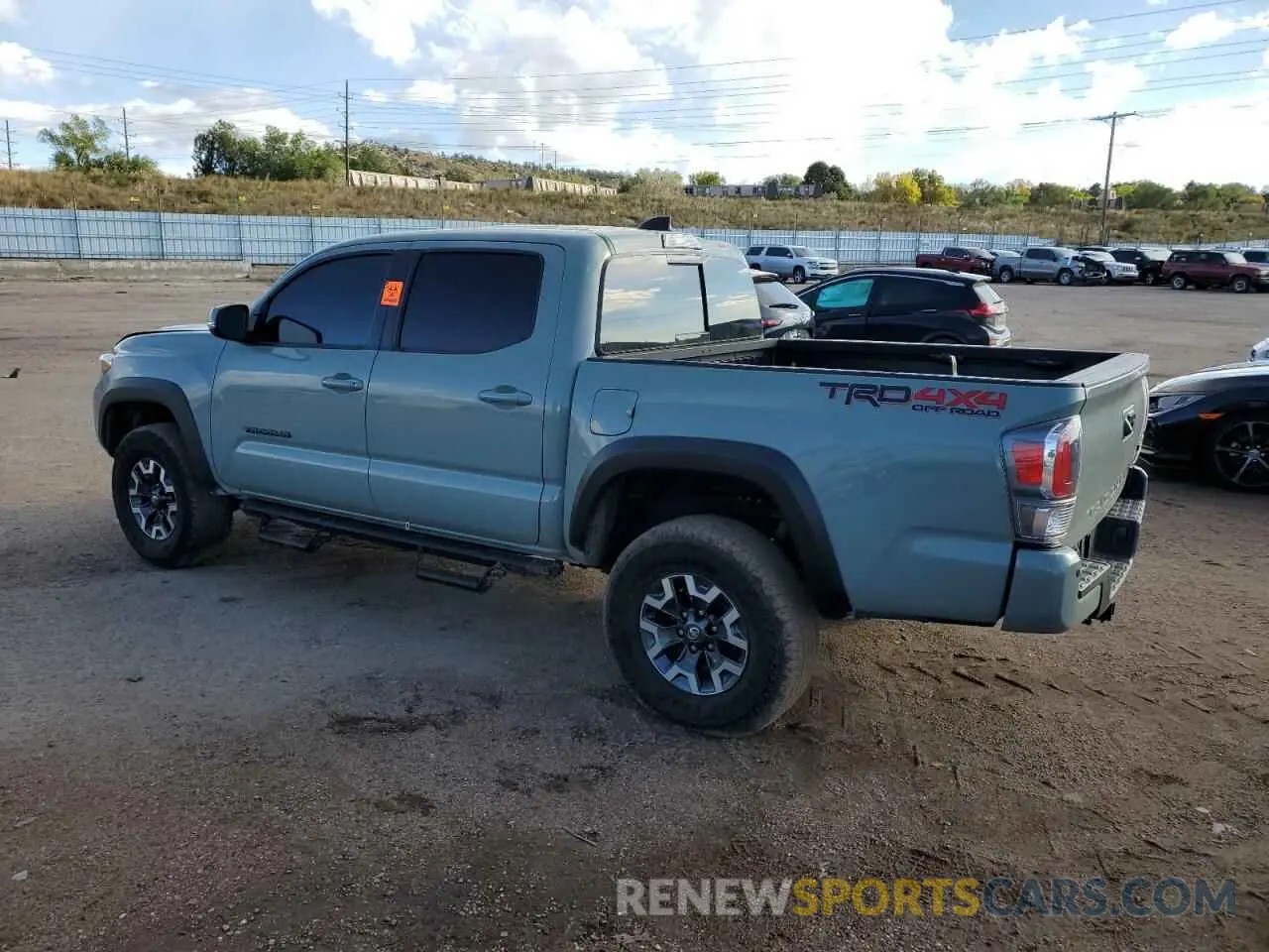 2 Photograph of a damaged car 3TMCZ5AN8NM498978 TOYOTA TACOMA 2022