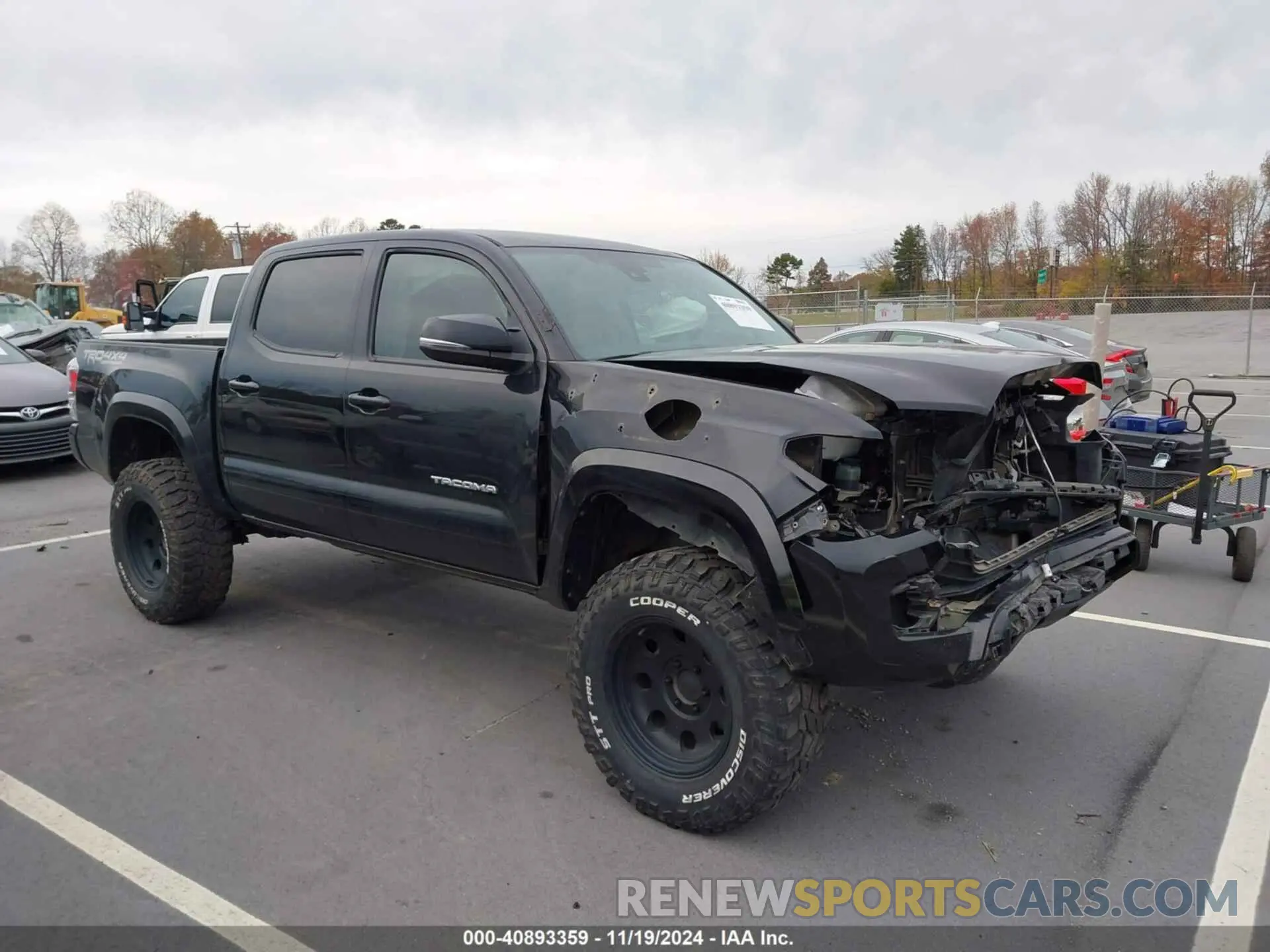 1 Photograph of a damaged car 3TMCZ5AN9NM455492 TOYOTA TACOMA 2022