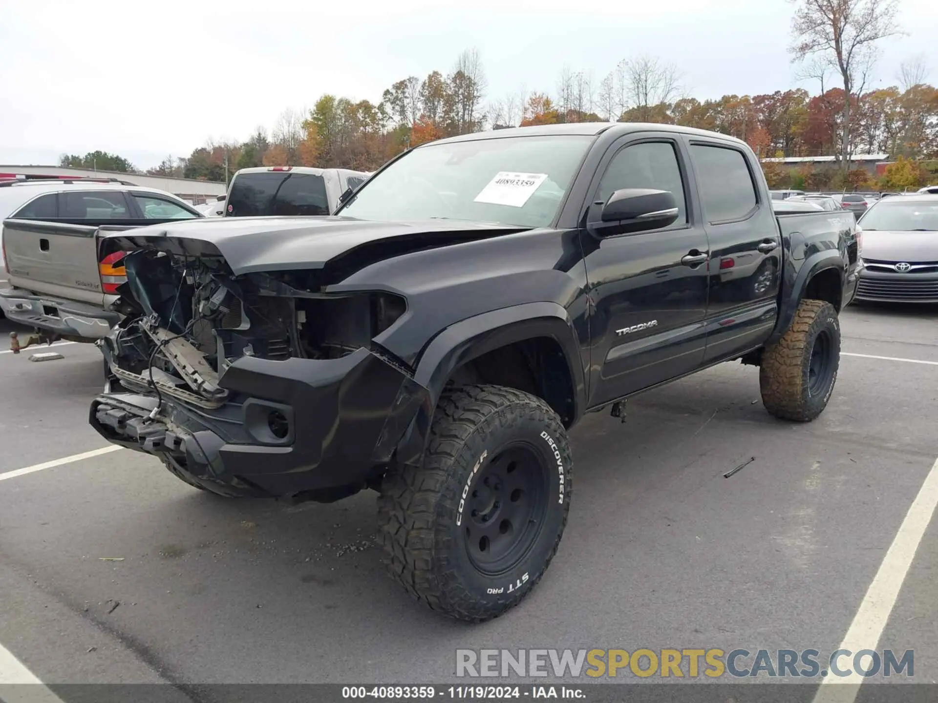 2 Photograph of a damaged car 3TMCZ5AN9NM455492 TOYOTA TACOMA 2022