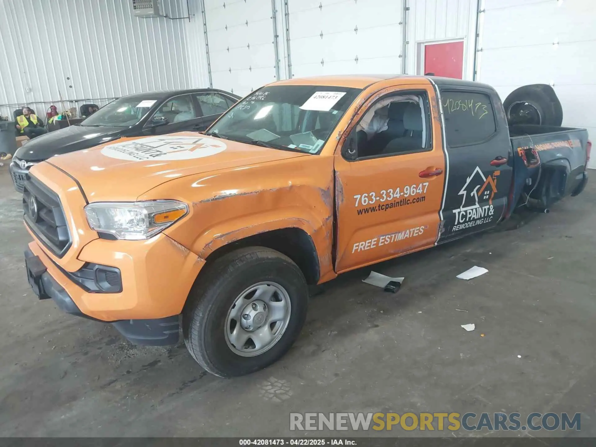 2 Photograph of a damaged car 3TMCZ5AN9NM487293 TOYOTA TACOMA 2022