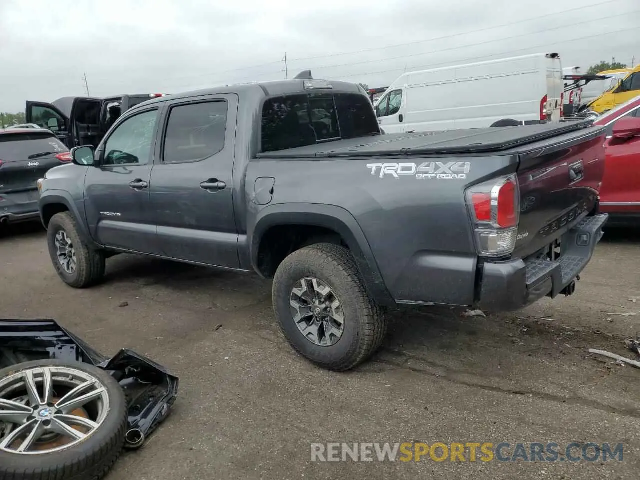 2 Photograph of a damaged car 3TMCZ5AN9NM494860 TOYOTA TACOMA 2022