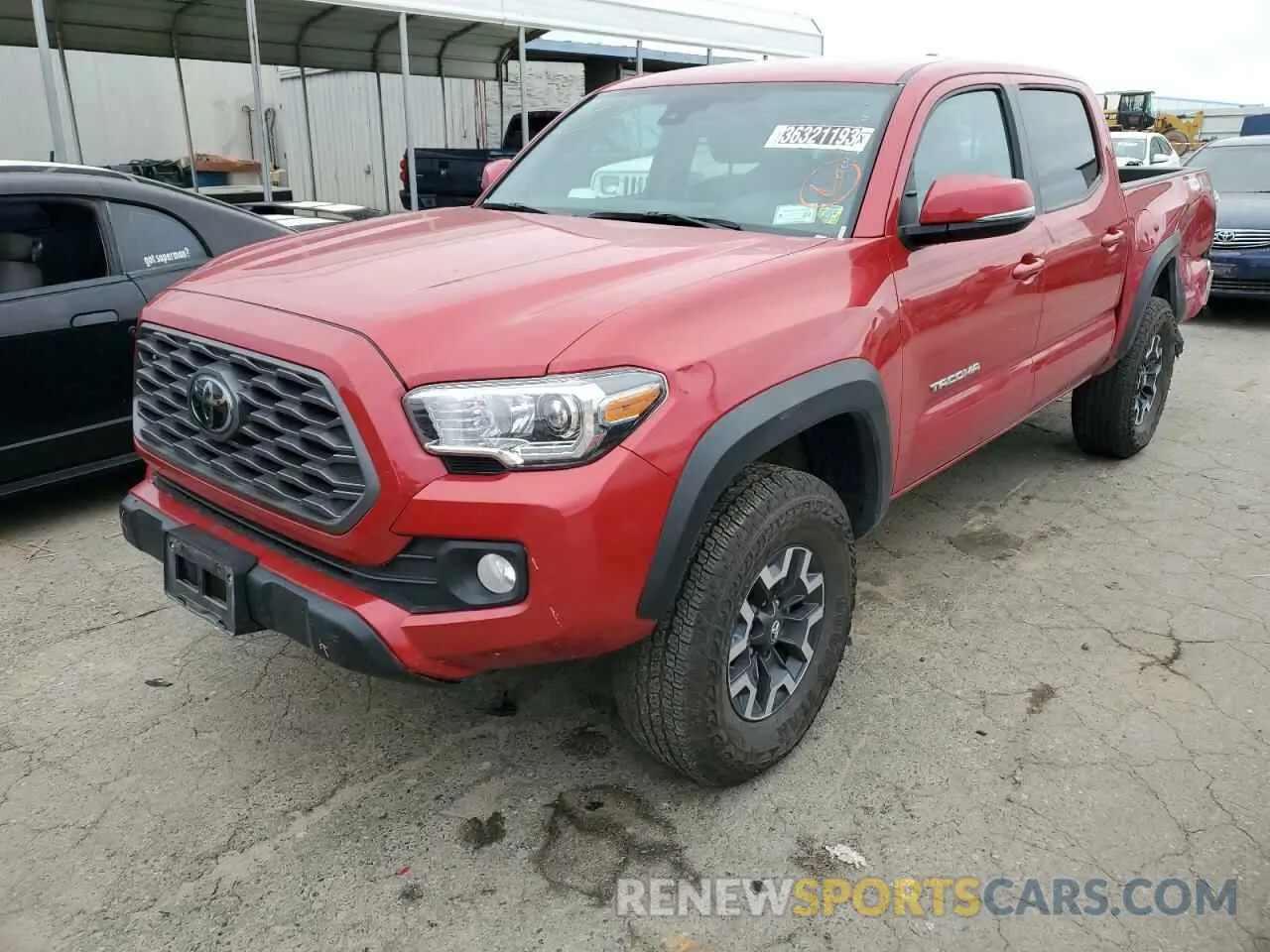 1 Photograph of a damaged car 3TMCZ5AN9NM496009 TOYOTA TACOMA 2022