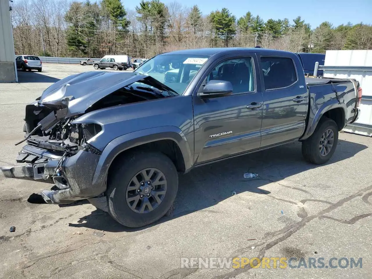 1 Photograph of a damaged car 3TMCZ5AN9NM525590 TOYOTA TACOMA 2022
