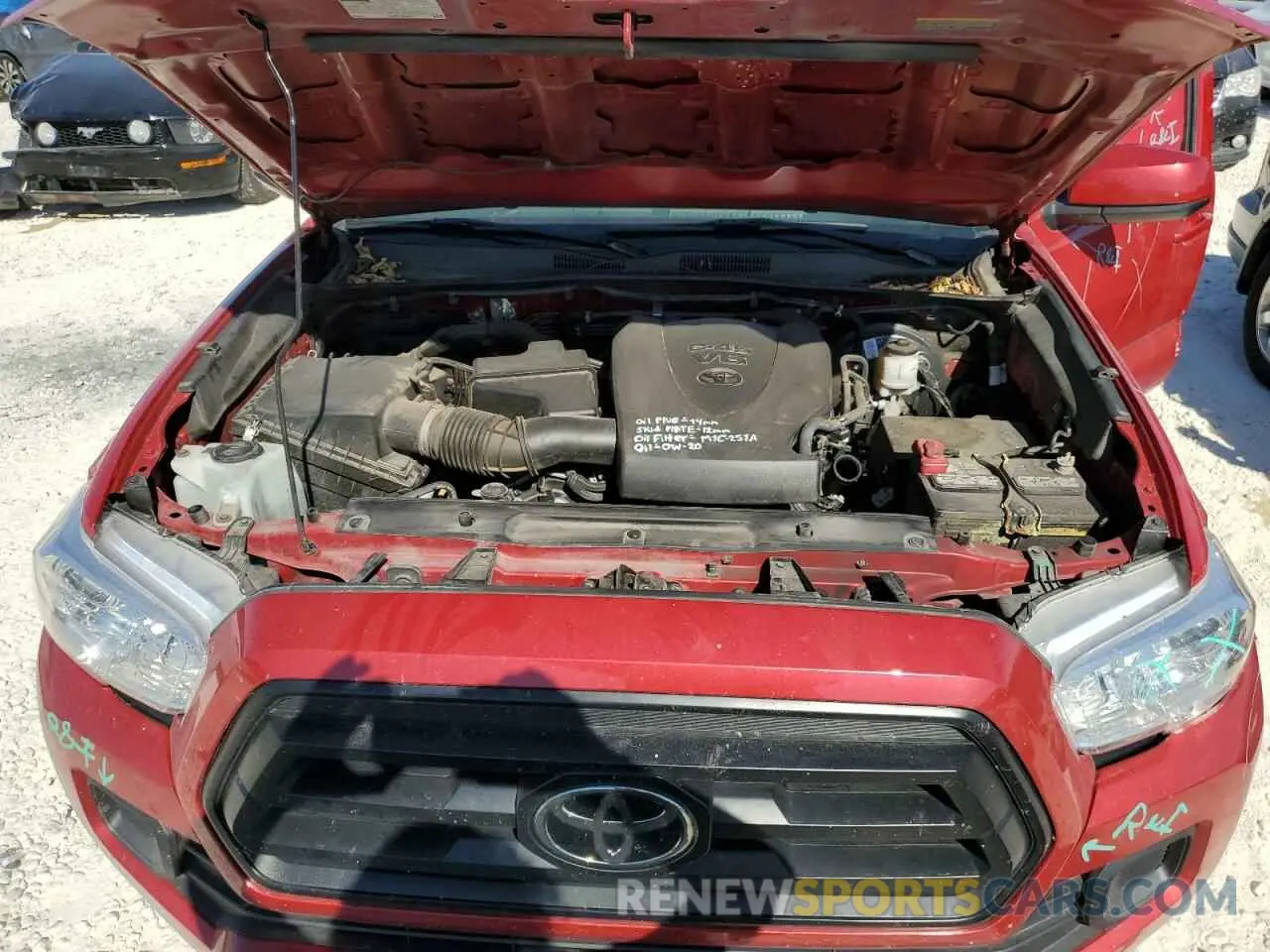 11 Photograph of a damaged car 3TMCZ5ANXNM453704 TOYOTA TACOMA 2022